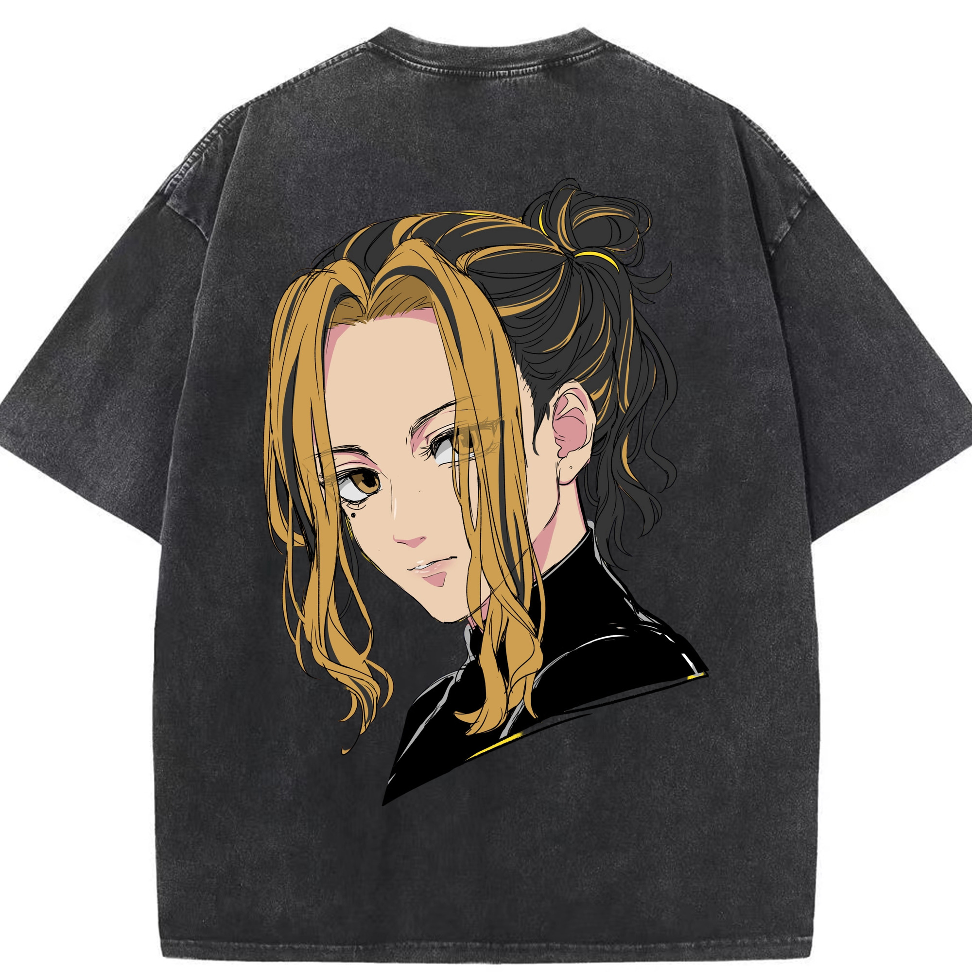 （画像用） 東京リベンジャーズ Tokyo Revengers 綿100% ヴィンテージ風 半袖Tシャツ（背面プリント）