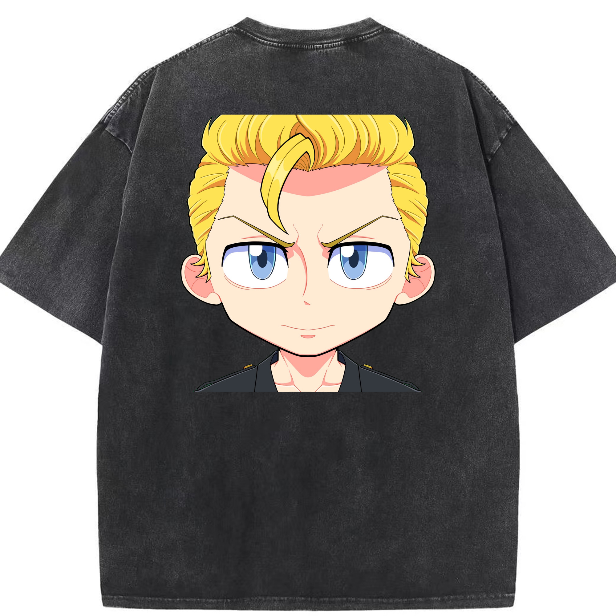 （画像用） 東京リベンジャーズ Tokyo Revengers 綿100% ヴィンテージ風 半袖Tシャツ（背面プリント）