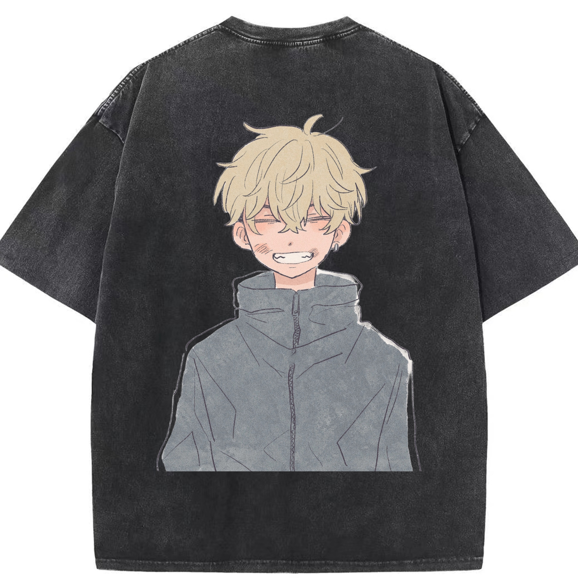 （画像用） 東京リベンジャーズ Tokyo Revengers 綿100% ヴィンテージ風 半袖Tシャツ（背面プリント）