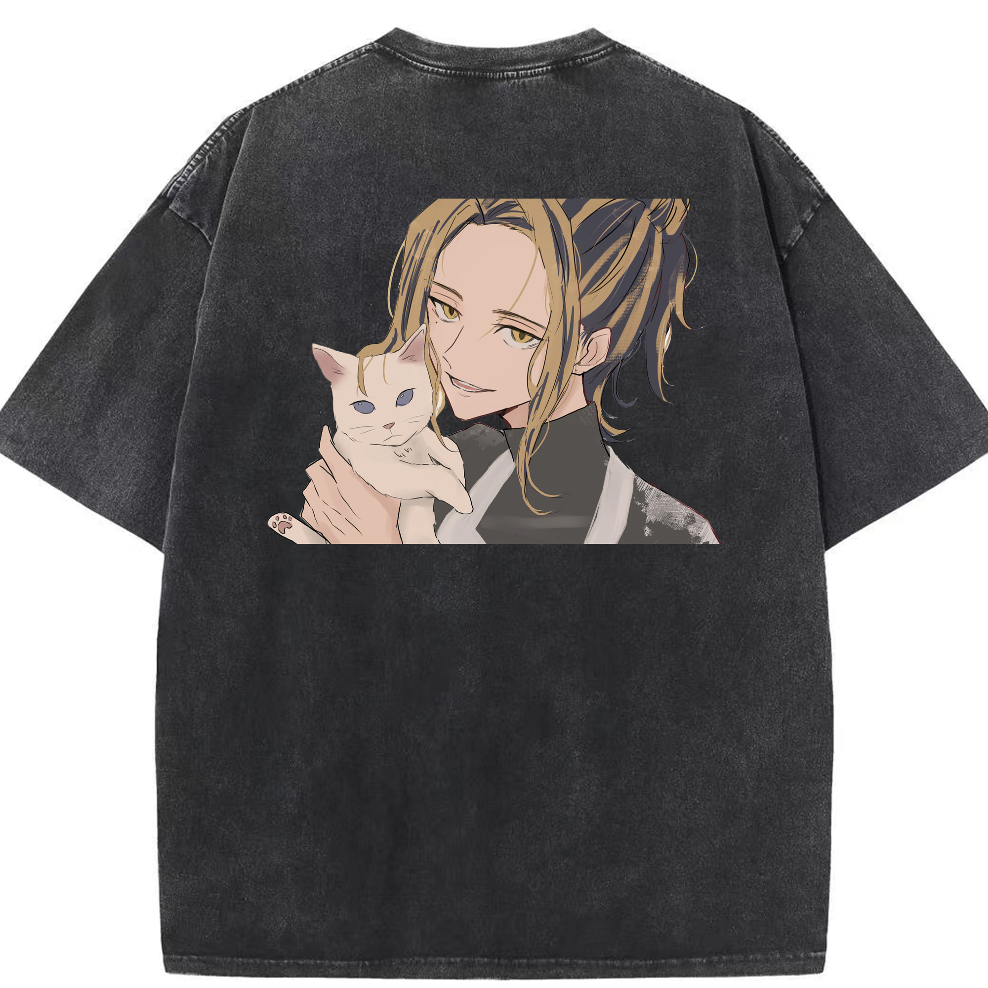 （画像用） 東京リベンジャーズ Tokyo Revengers 綿100% ヴィンテージ風 半袖Tシャツ（背面プリント）