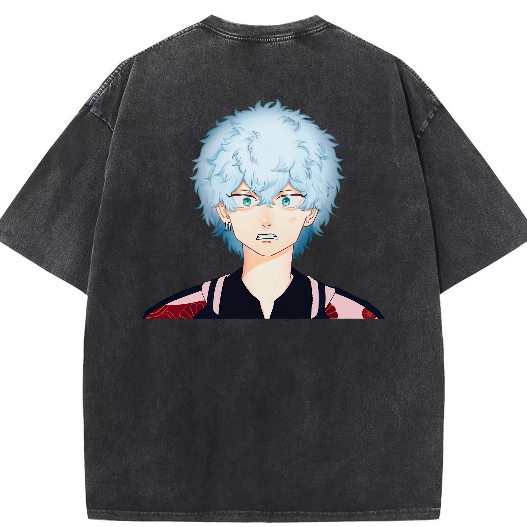 （画像用） 東京リベンジャーズ Tokyo Revengers 綿100% ヴィンテージ風 半袖Tシャツ（背面プリント）