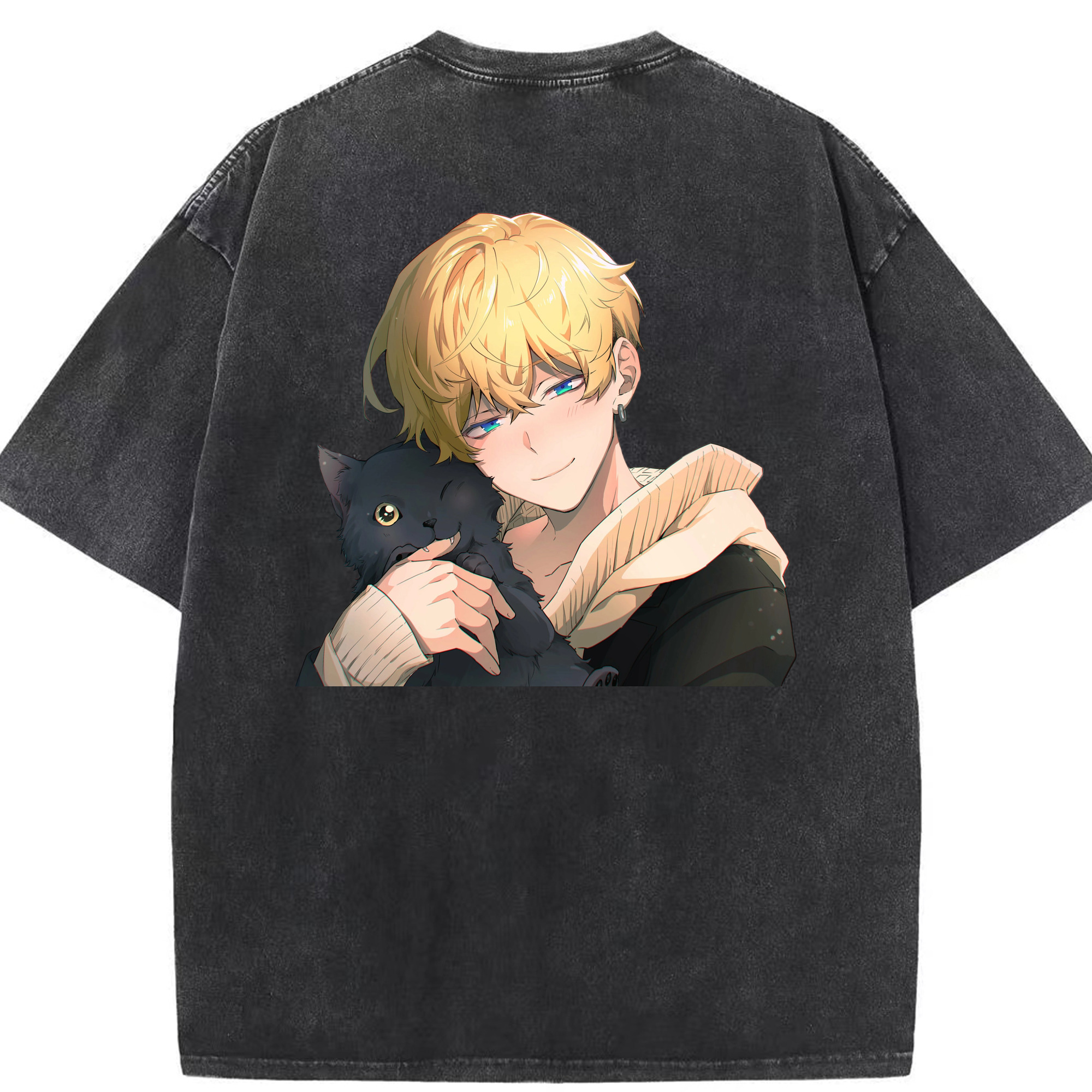（画像用） 東京リベンジャーズ Tokyo Revengers 綿100% ヴィンテージ風 半袖Tシャツ（背面プリント）
