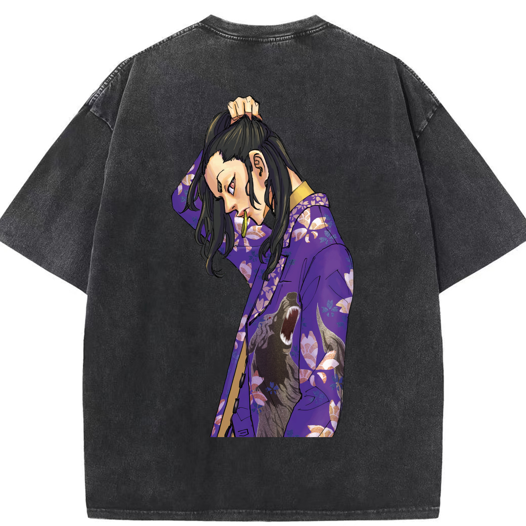 （画像用） 東京リベンジャーズ Tokyo Revengers 綿100% ヴィンテージ風 半袖Tシャツ（背面プリント）