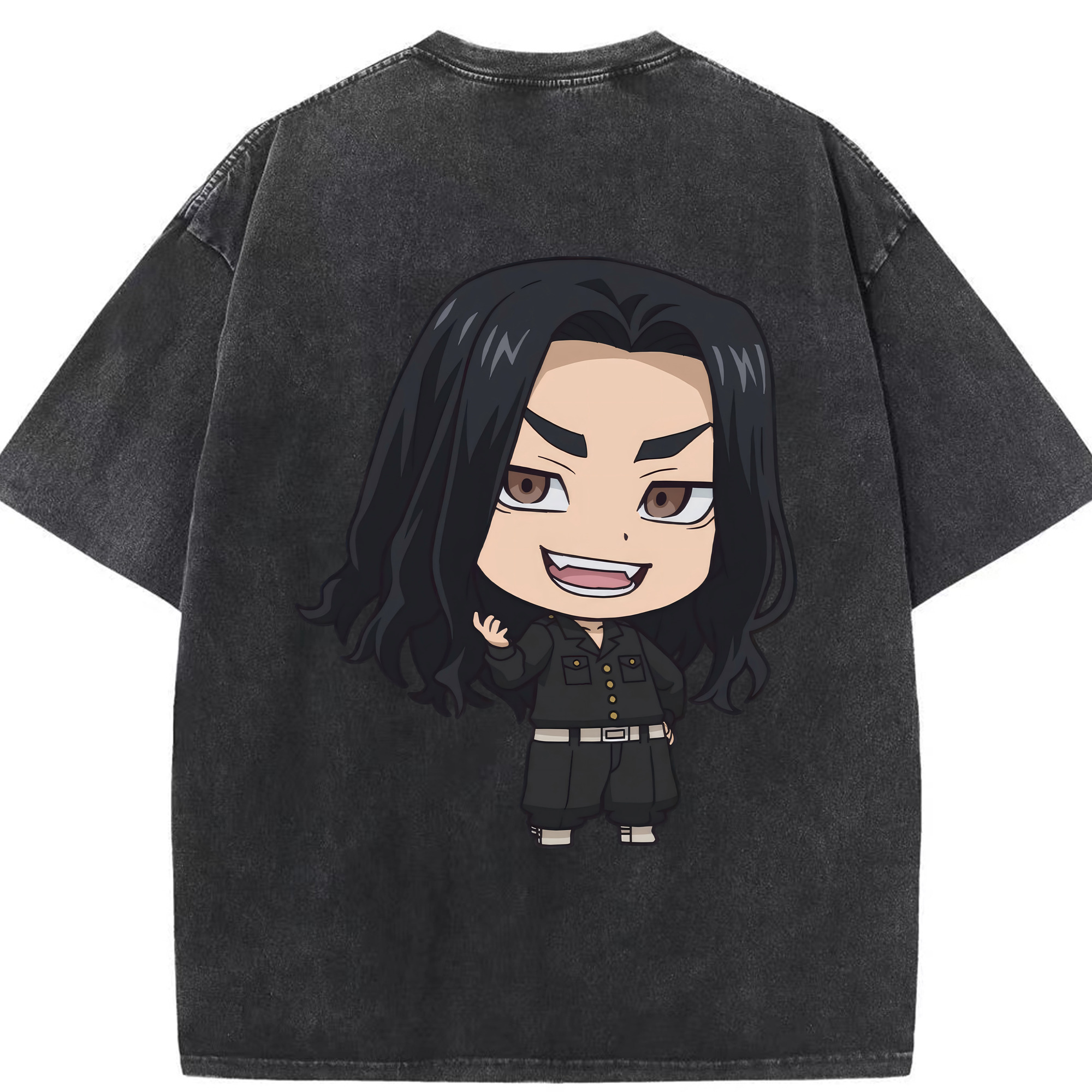 （画像用） 東京リベンジャーズ Tokyo Revengers 綿100% ヴィンテージ風 半袖Tシャツ（背面プリント）