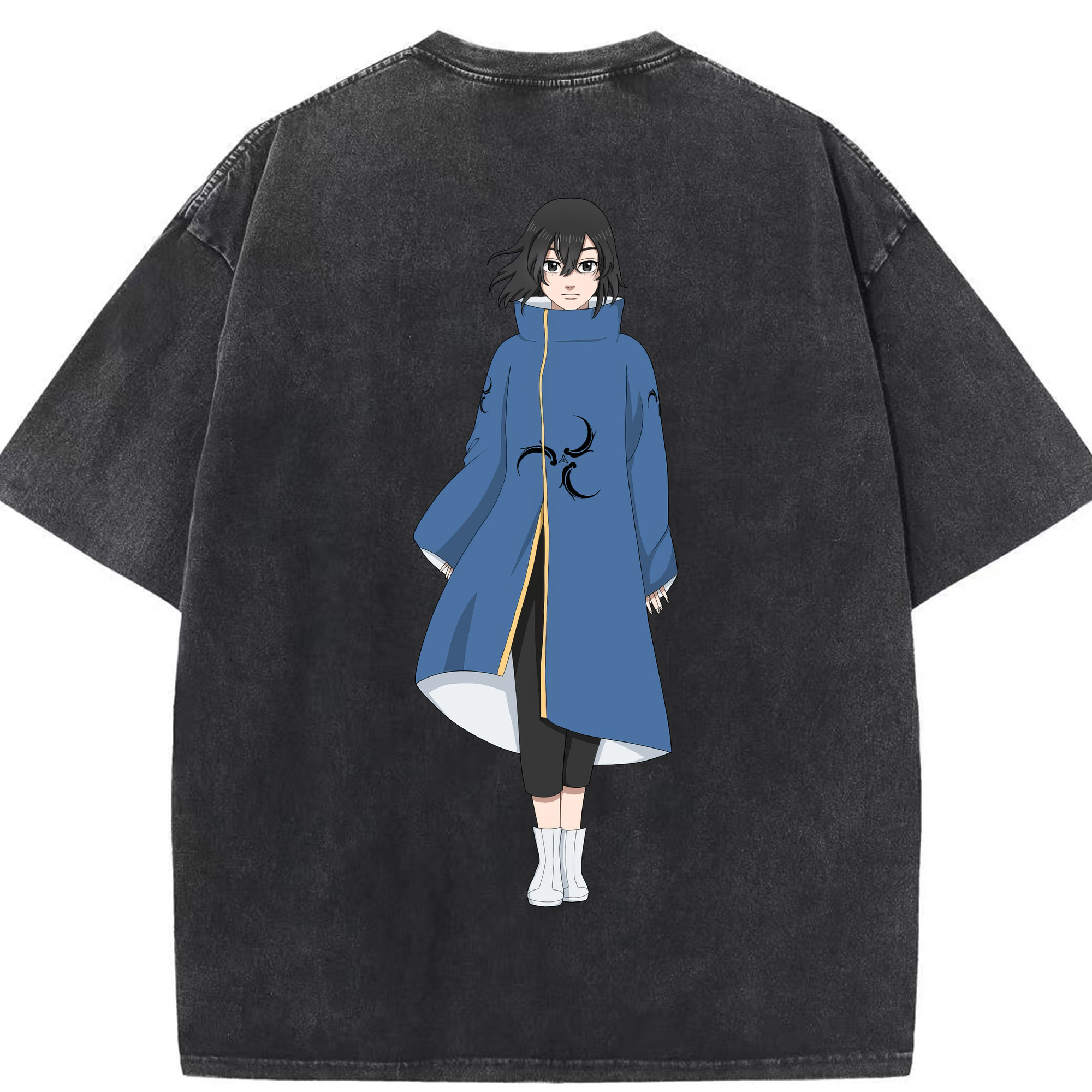 （画像用） 東京リベンジャーズ Tokyo Revengers 綿100% ヴィンテージ風 半袖Tシャツ（背面プリント）
