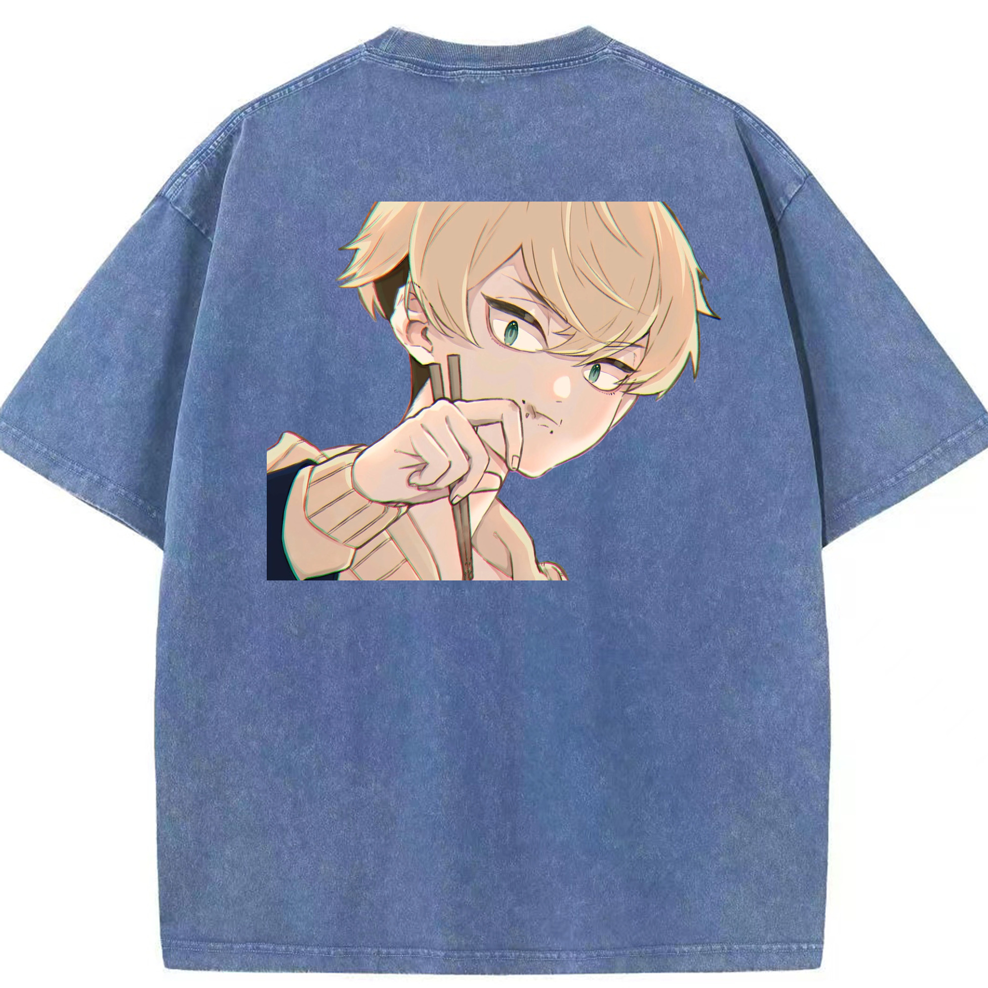 （画像用） 東京リベンジャーズ Tokyo Revengers 綿100% ヴィンテージ風 半袖Tシャツ（背面プリント）