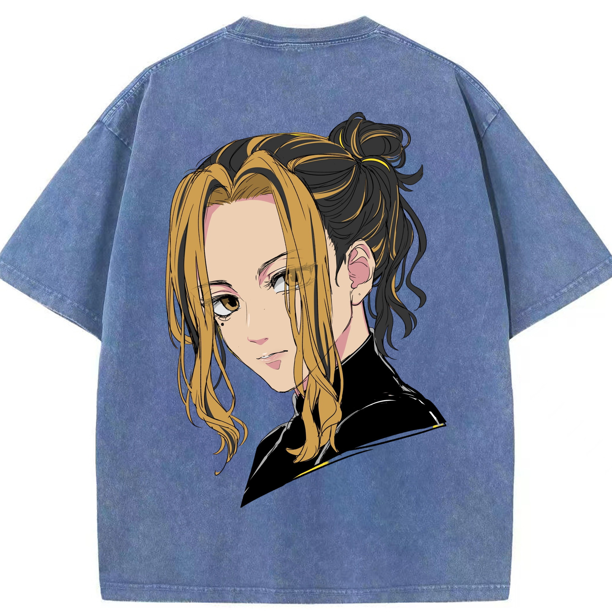 （画像用） 東京リベンジャーズ Tokyo Revengers 綿100% ヴィンテージ風 半袖Tシャツ（背面プリント）