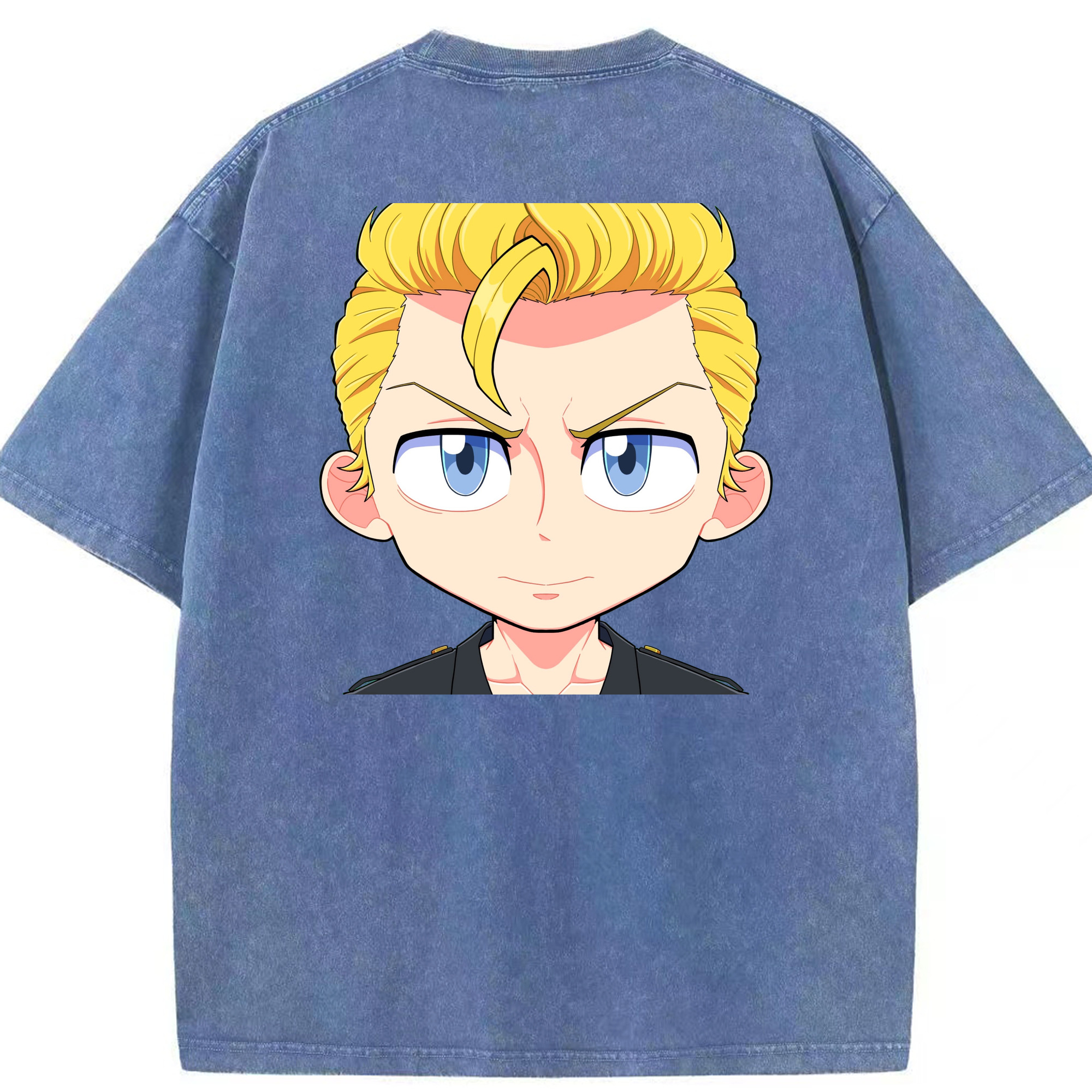 （画像用） 東京リベンジャーズ Tokyo Revengers 綿100% ヴィンテージ風 半袖Tシャツ（背面プリント）