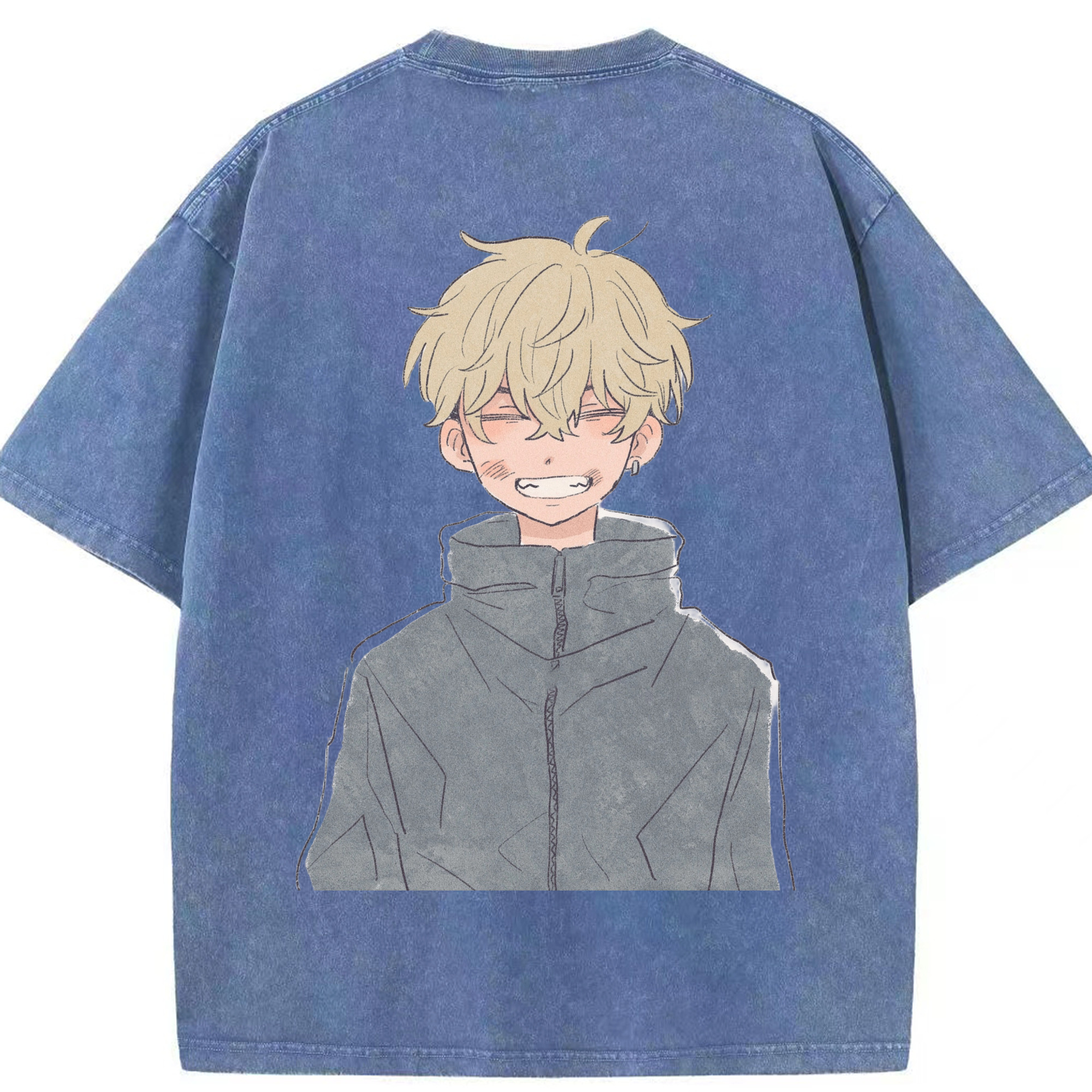 （画像用） 東京リベンジャーズ Tokyo Revengers 綿100% ヴィンテージ風 半袖Tシャツ（背面プリント）