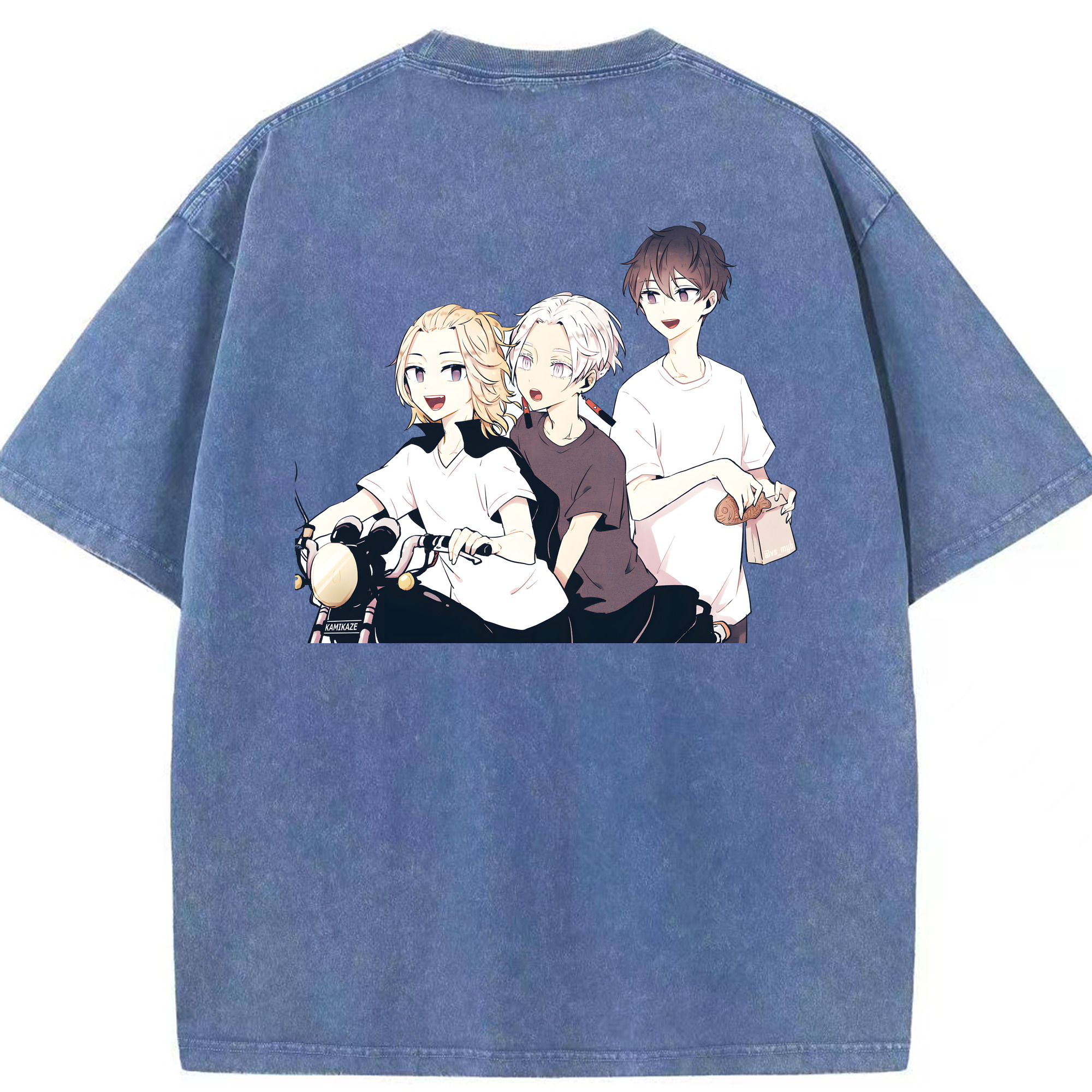 （画像用） 東京リベンジャーズ Tokyo Revengers 綿100% ヴィンテージ風 半袖Tシャツ（背面プリント）
