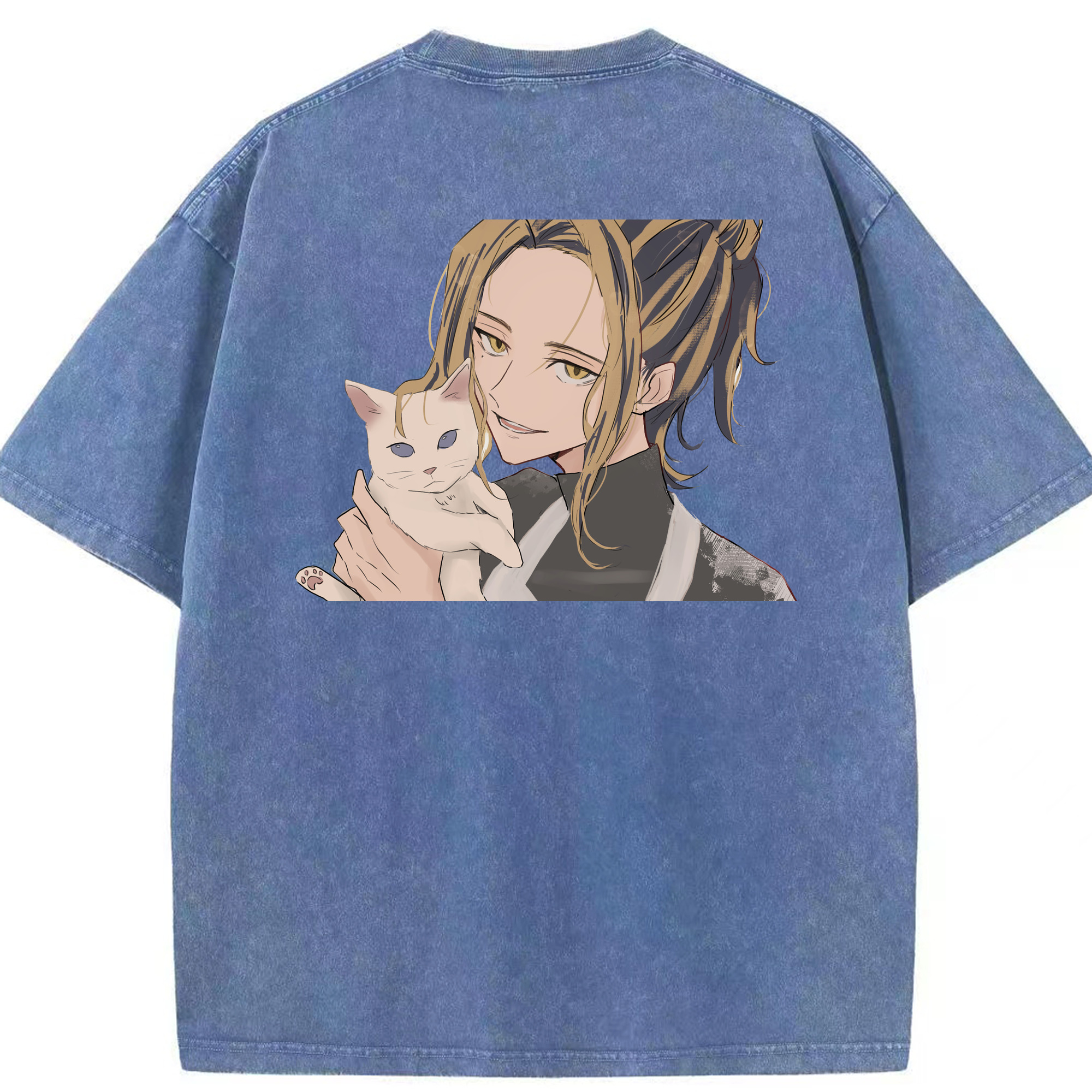 （画像用） 東京リベンジャーズ Tokyo Revengers 綿100% ヴィンテージ風 半袖Tシャツ（背面プリント）