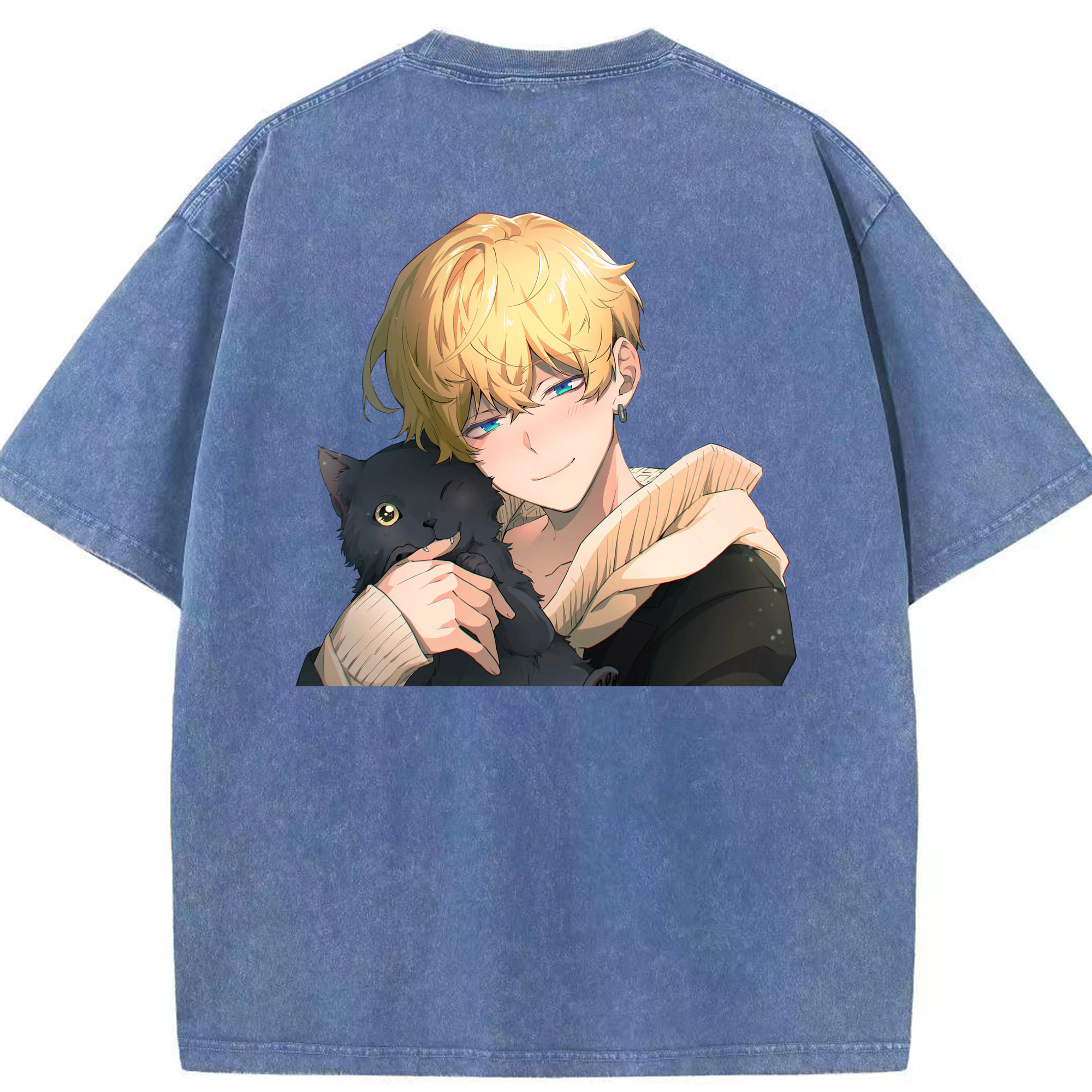 （画像用） 東京リベンジャーズ Tokyo Revengers 綿100% ヴィンテージ風 半袖Tシャツ（背面プリント）