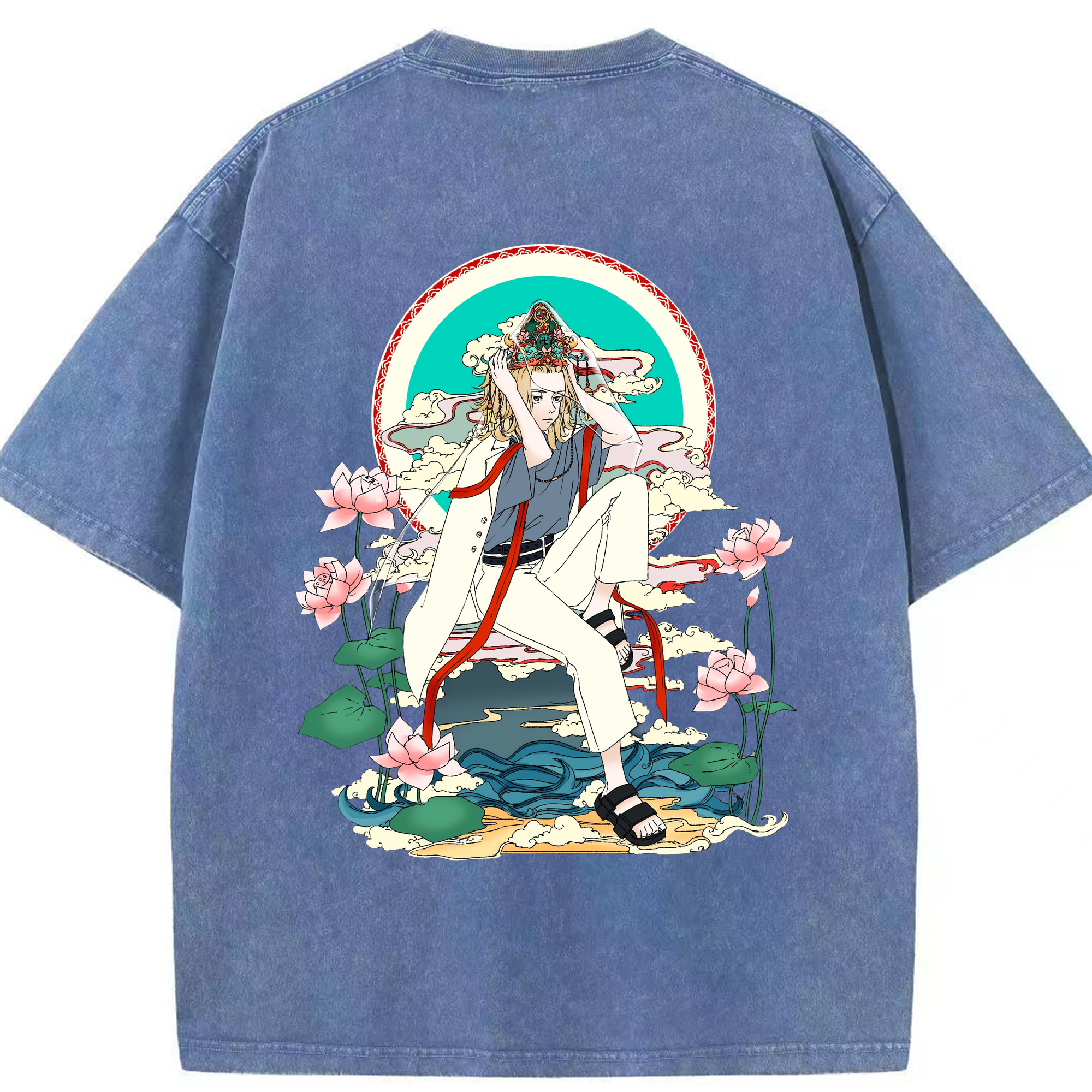 （画像用） 東京リベンジャーズ Tokyo Revengers 綿100% ヴィンテージ風 半袖Tシャツ（背面プリント）