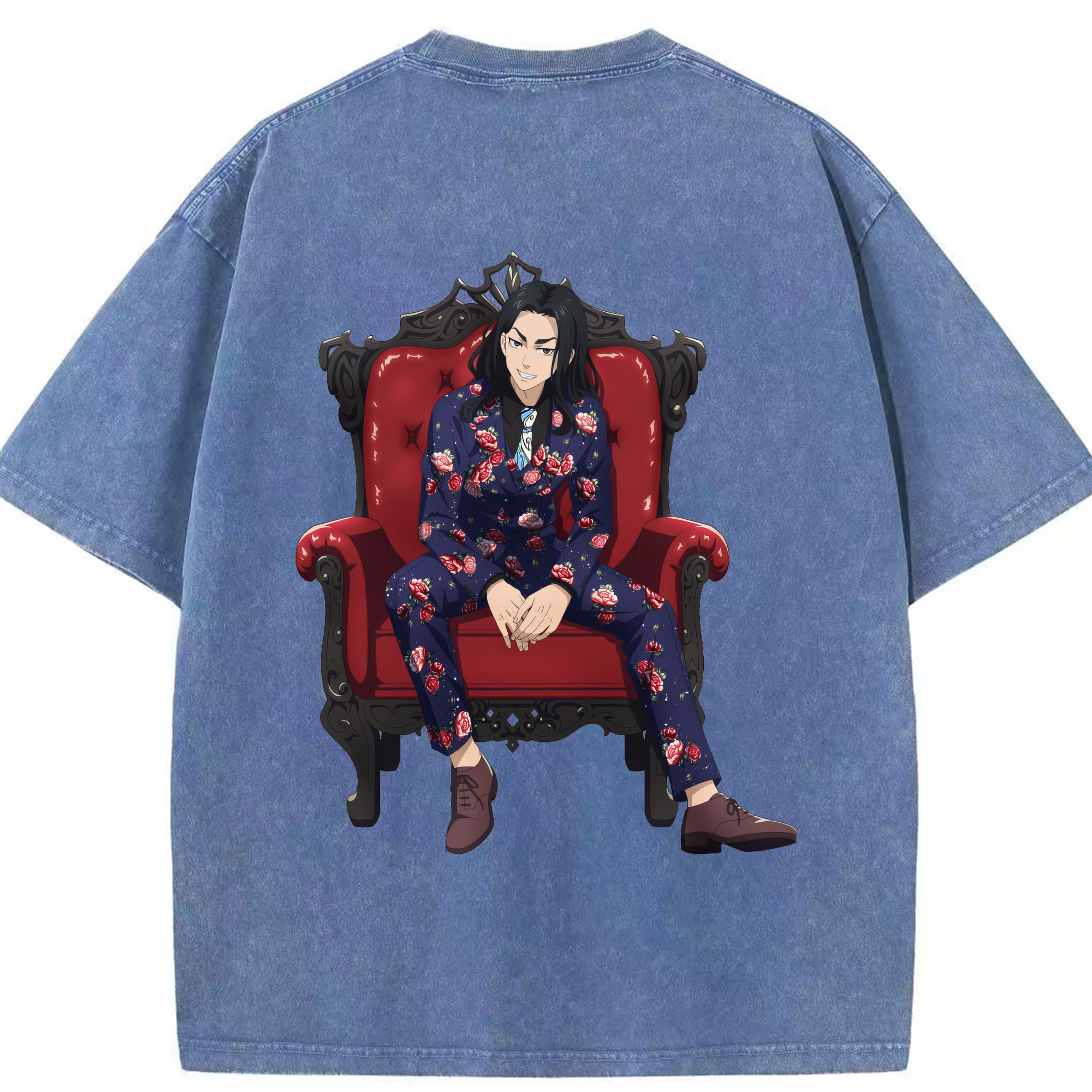 （画像用） 東京リベンジャーズ Tokyo Revengers 綿100% ヴィンテージ風 半袖Tシャツ（背面プリント）