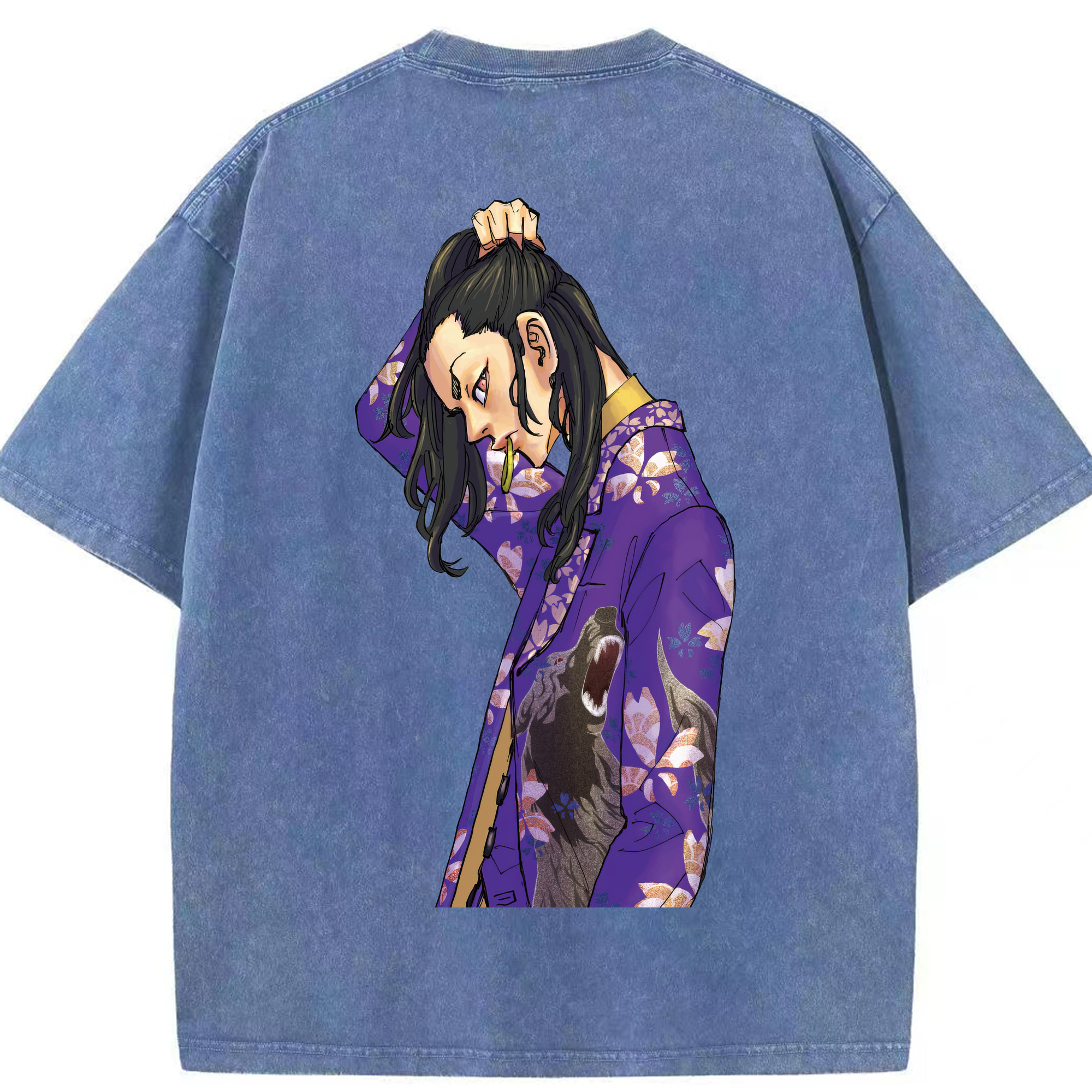 （画像用） 東京リベンジャーズ Tokyo Revengers 綿100% ヴィンテージ風 半袖Tシャツ（背面プリント）