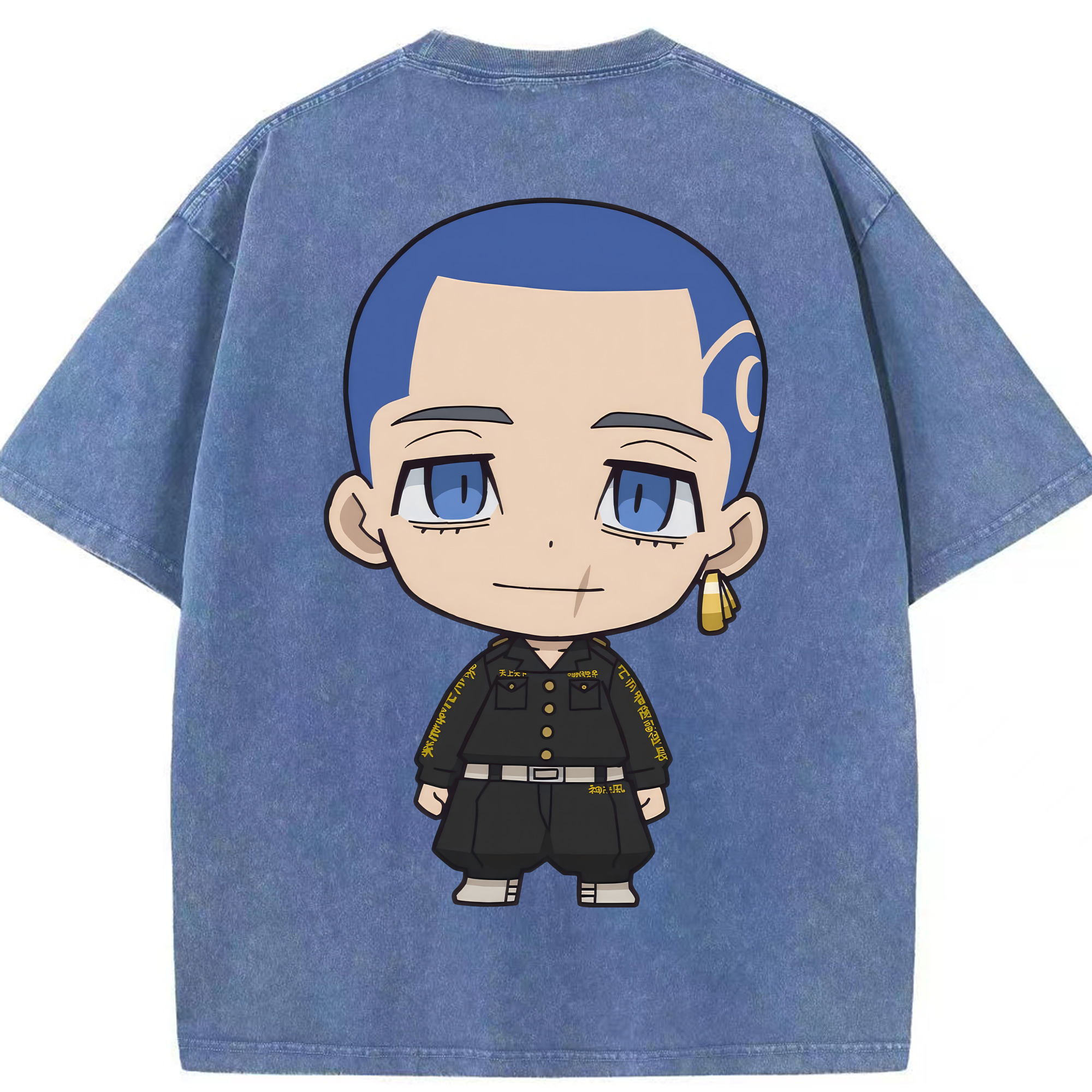 （画像用） 東京リベンジャーズ Tokyo Revengers 綿100% ヴィンテージ風 半袖Tシャツ（背面プリント）