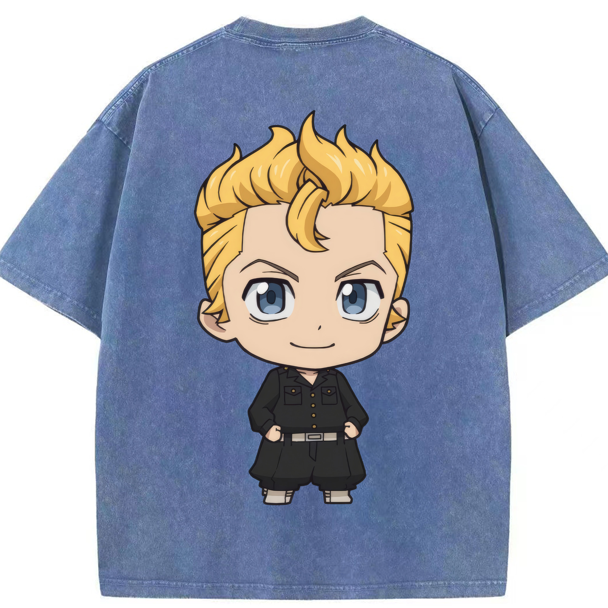 （画像用） 東京リベンジャーズ Tokyo Revengers 綿100% ヴィンテージ風 半袖Tシャツ（背面プリント）