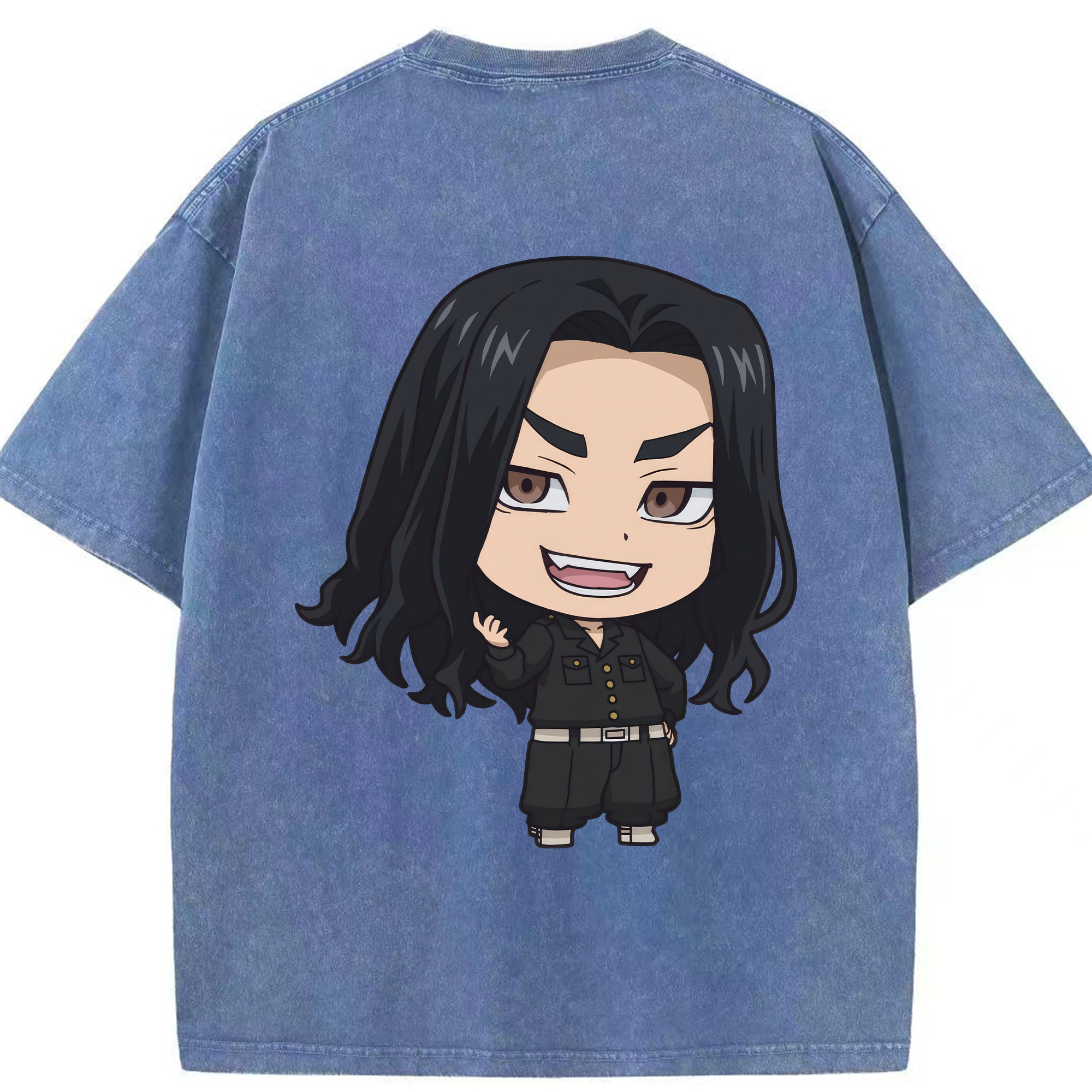 （画像用） 東京リベンジャーズ Tokyo Revengers 綿100% ヴィンテージ風 半袖Tシャツ（背面プリント）