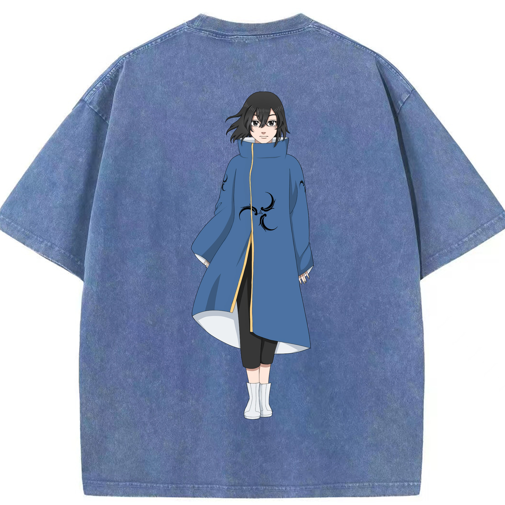 （画像用） 東京リベンジャーズ Tokyo Revengers 綿100% ヴィンテージ風 半袖Tシャツ（背面プリント）