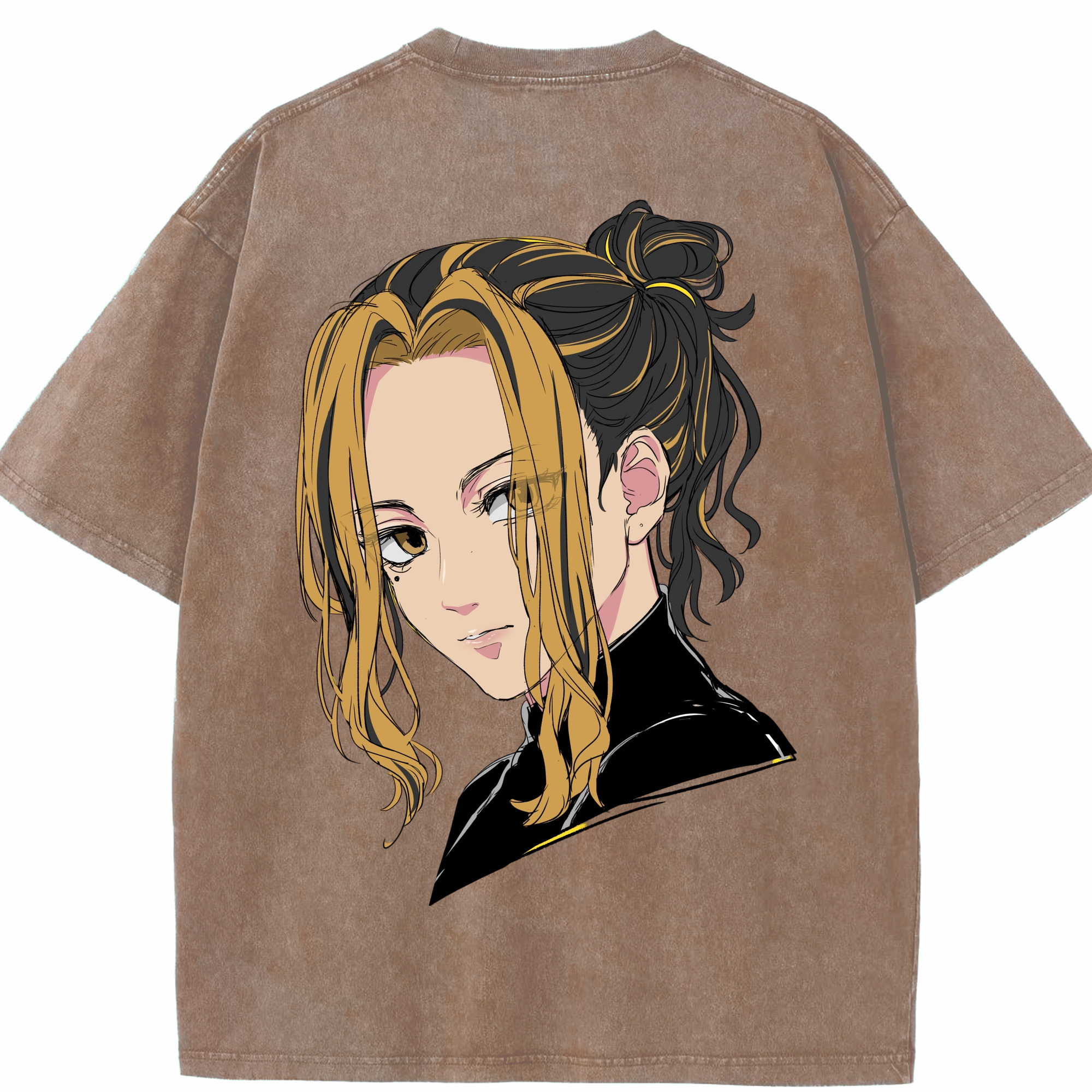 （画像用） 東京リベンジャーズ Tokyo Revengers 綿100% ヴィンテージ風 半袖Tシャツ（背面プリント）