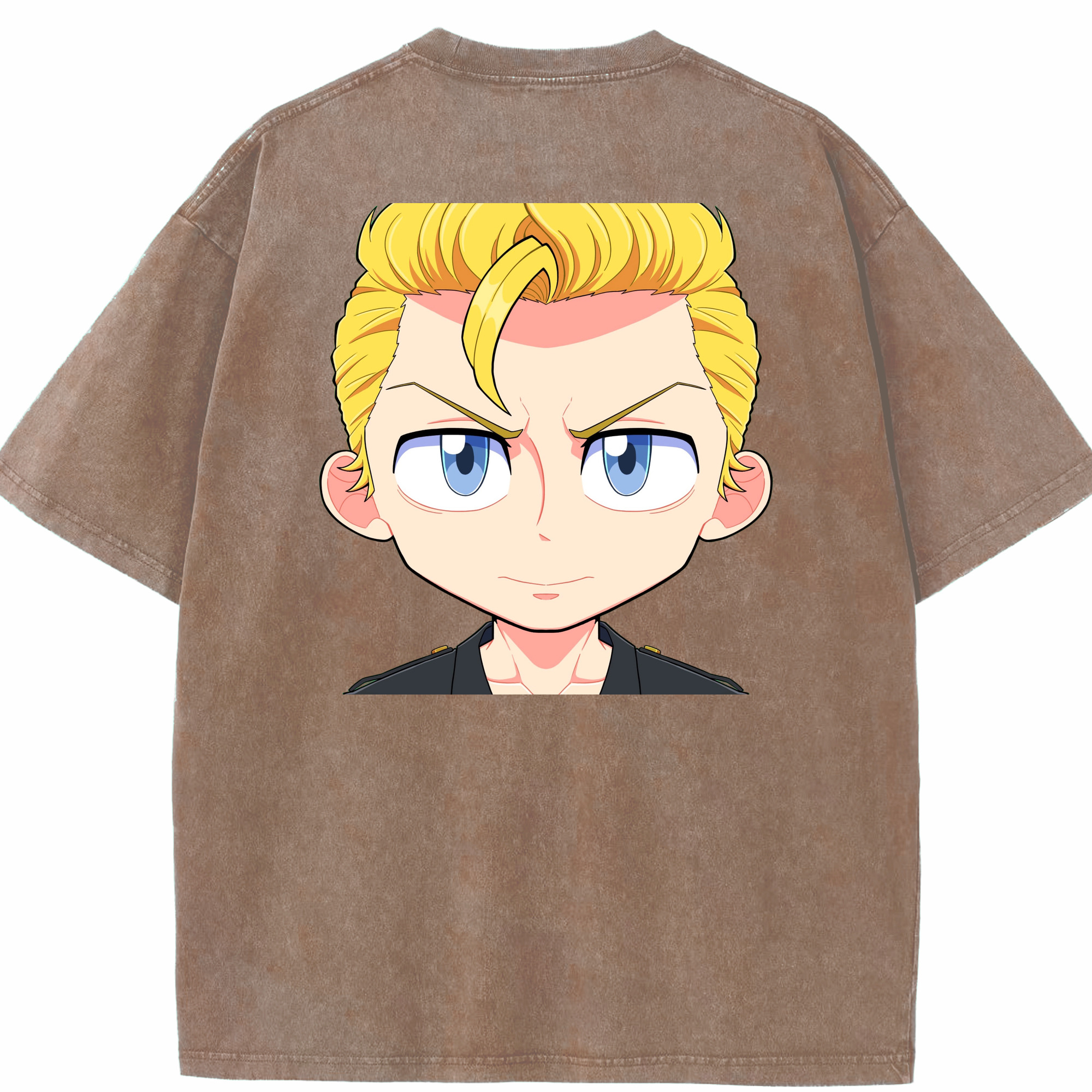 （画像用） 東京リベンジャーズ Tokyo Revengers 綿100% ヴィンテージ風 半袖Tシャツ（背面プリント）
