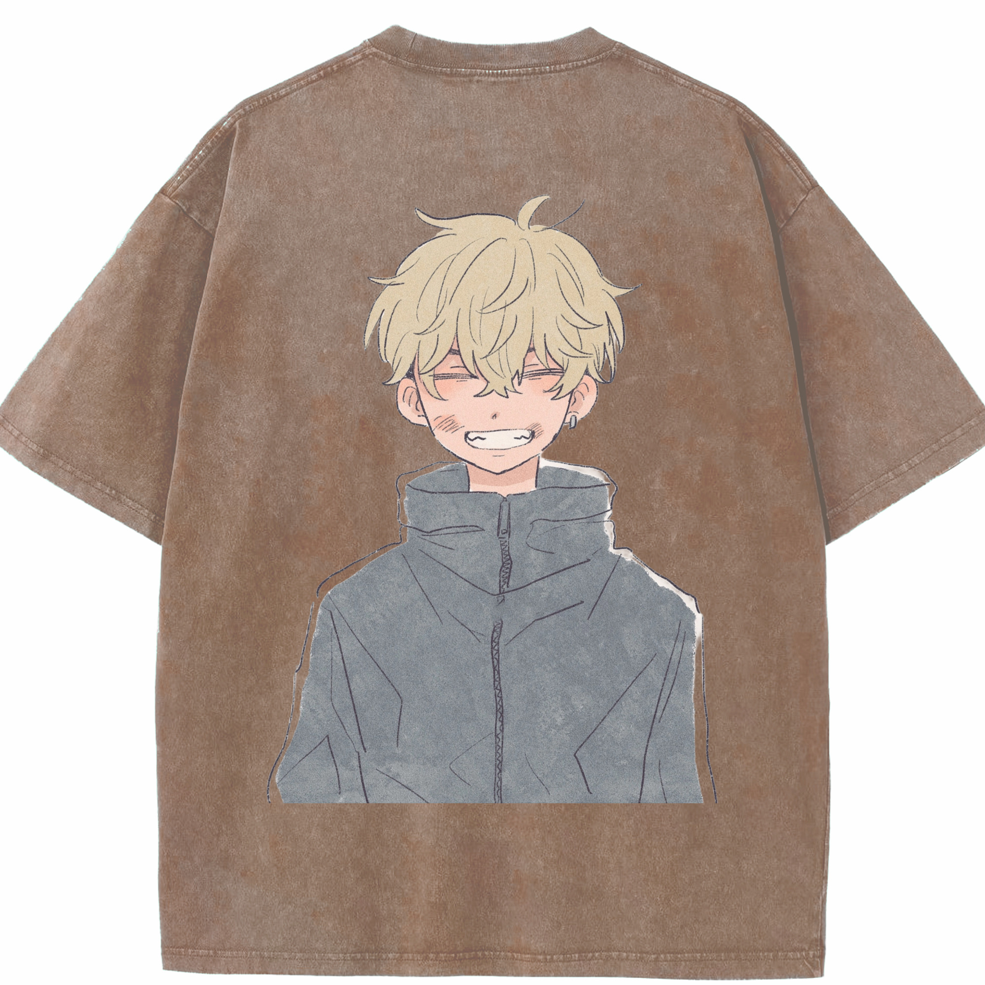 （画像用） 東京リベンジャーズ Tokyo Revengers 綿100% ヴィンテージ風 半袖Tシャツ（背面プリント）