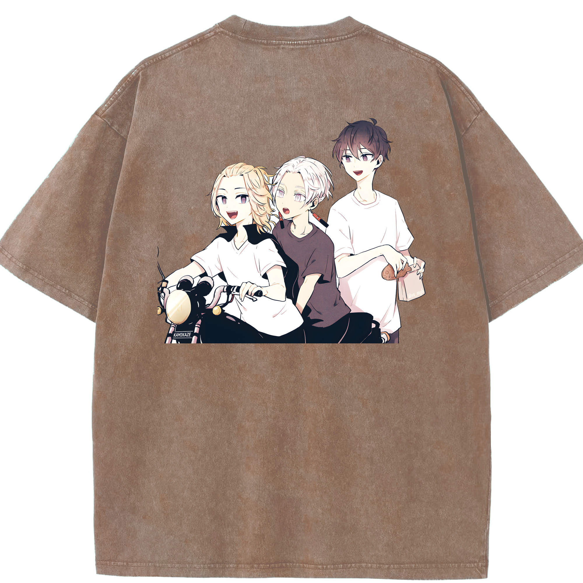 （画像用） 東京リベンジャーズ Tokyo Revengers 綿100% ヴィンテージ風 半袖Tシャツ（背面プリント）