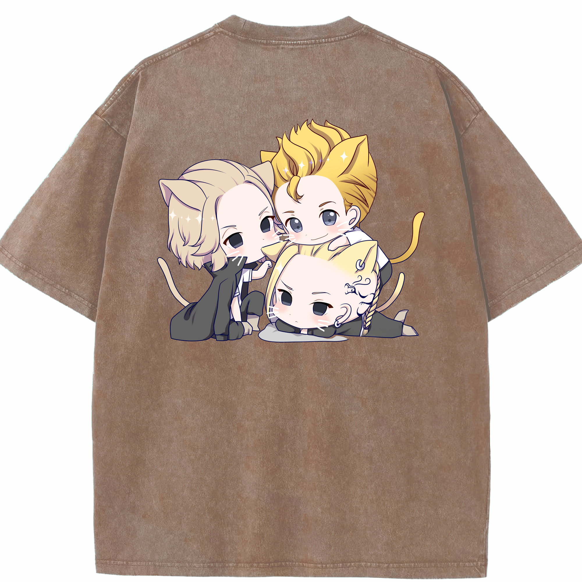 （画像用） 東京リベンジャーズ Tokyo Revengers 綿100% ヴィンテージ風 半袖Tシャツ（背面プリント）
