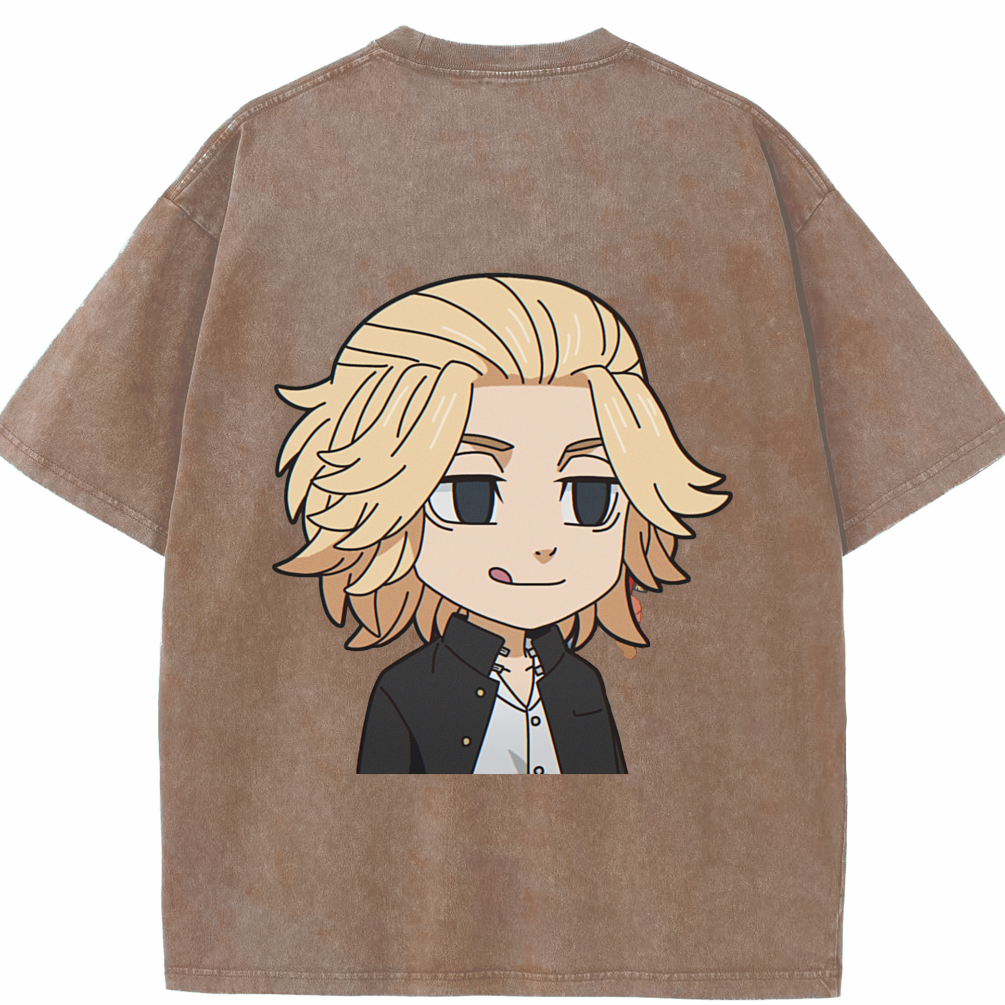（画像用） 東京リベンジャーズ Tokyo Revengers 綿100% ヴィンテージ風 半袖Tシャツ（背面プリント）