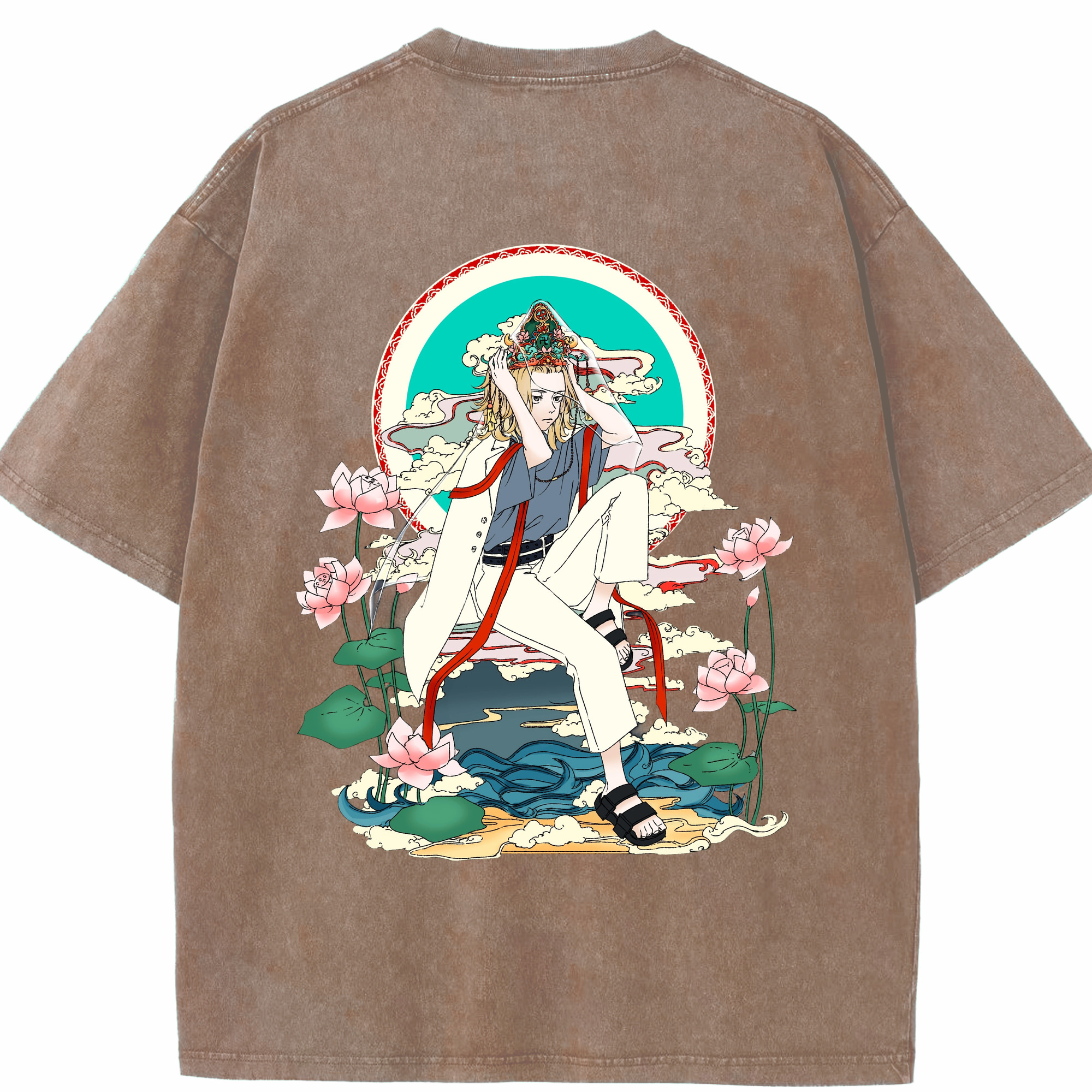 （画像用） 東京リベンジャーズ Tokyo Revengers 綿100% ヴィンテージ風 半袖Tシャツ（背面プリント）