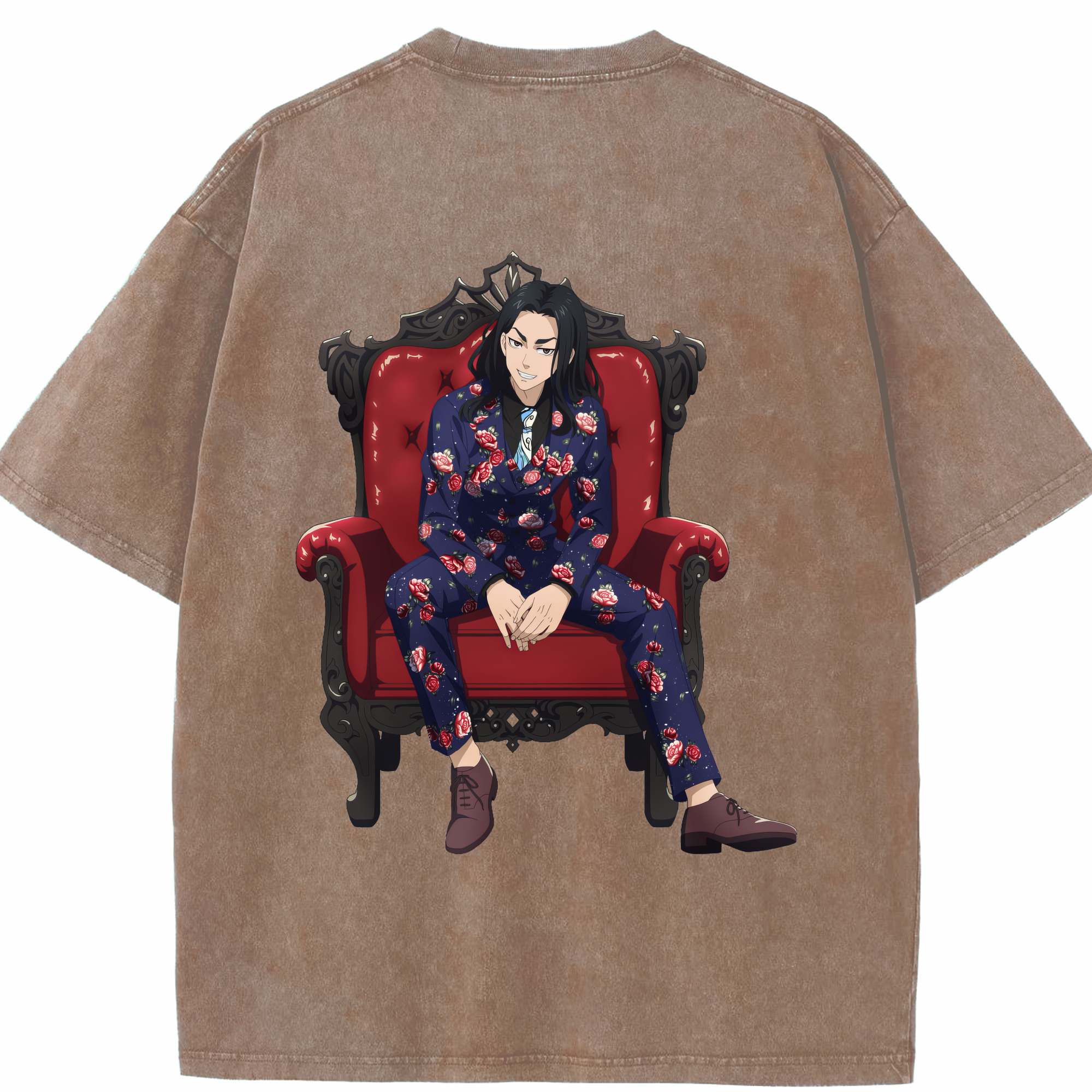 （画像用） 東京リベンジャーズ Tokyo Revengers 綿100% ヴィンテージ風 半袖Tシャツ（背面プリント）