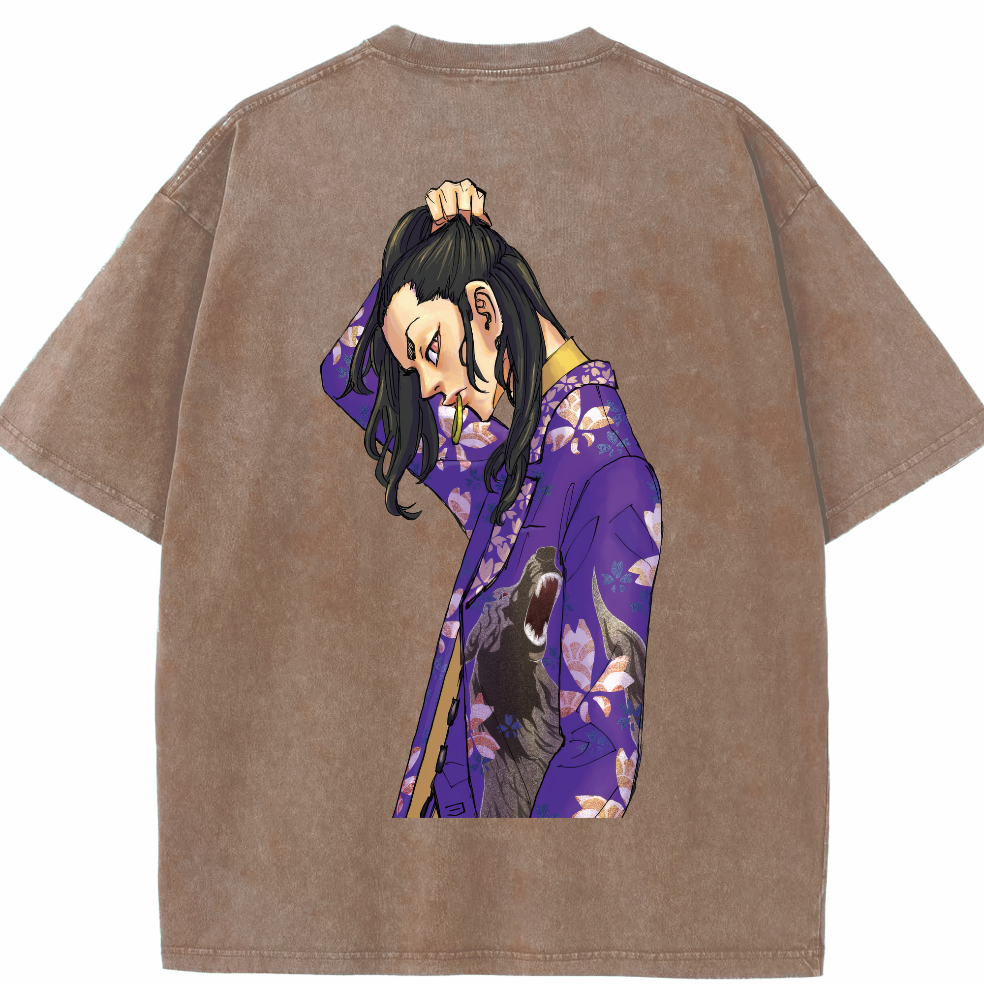 （画像用） 東京リベンジャーズ Tokyo Revengers 綿100% ヴィンテージ風 半袖Tシャツ（背面プリント）