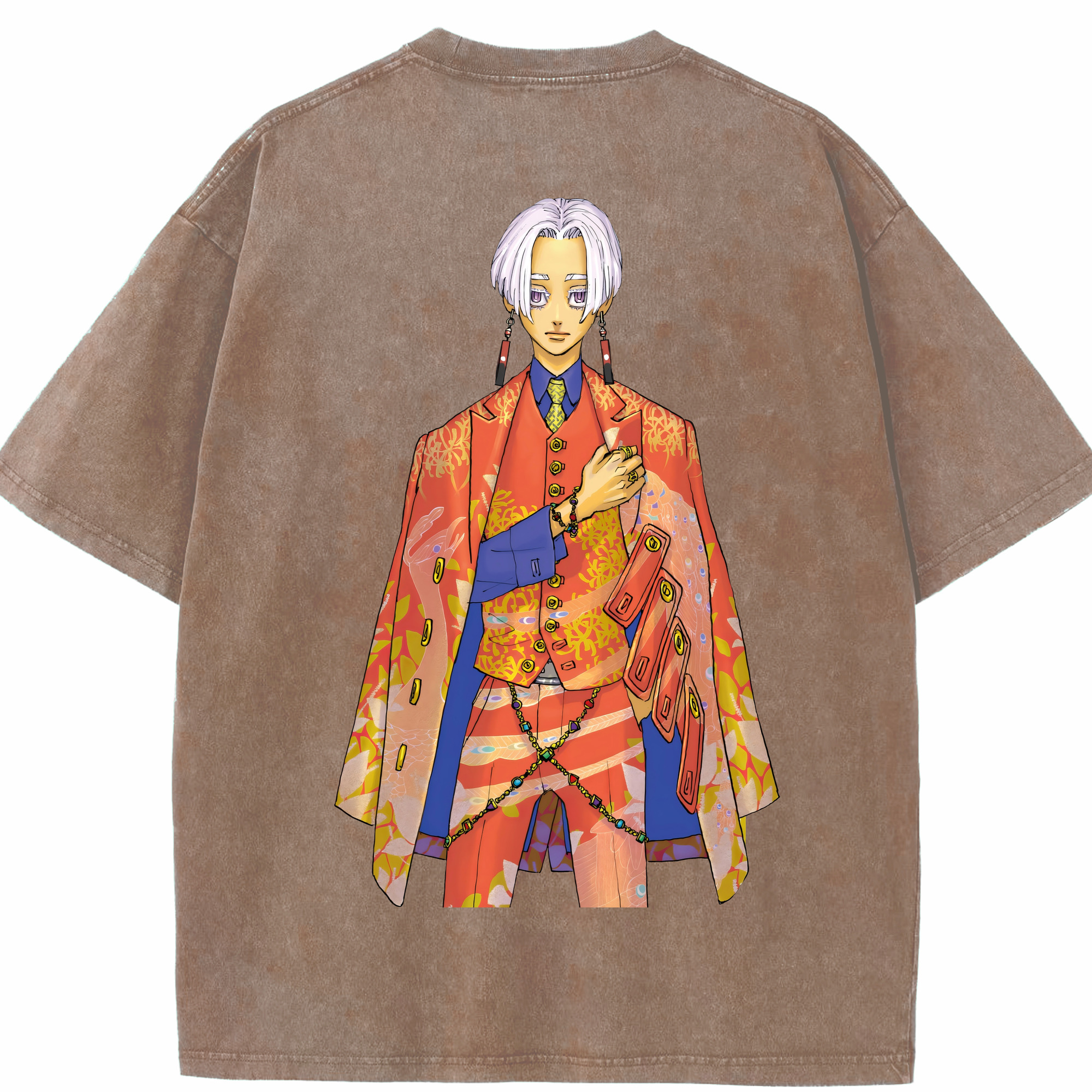 （画像用） 東京リベンジャーズ Tokyo Revengers 綿100% ヴィンテージ風 半袖Tシャツ（背面プリント）