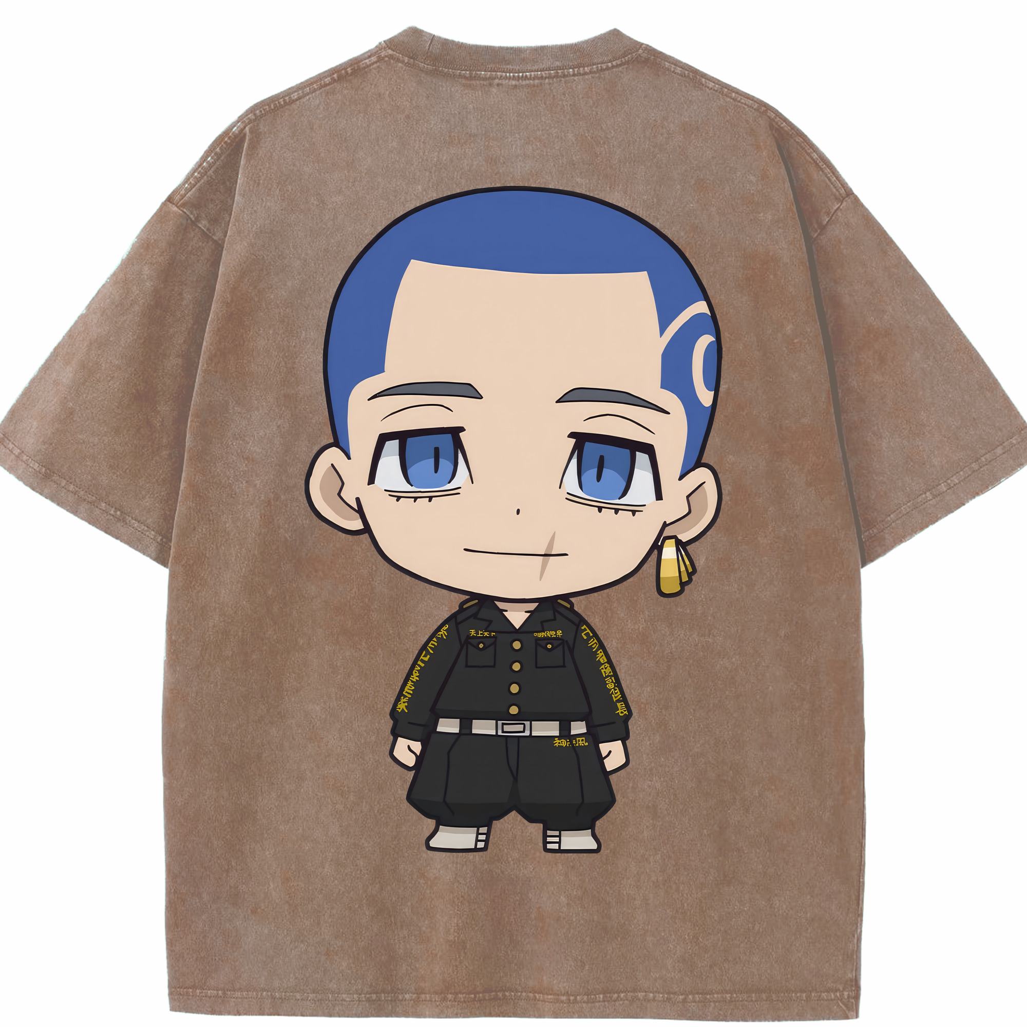 （画像用） 東京リベンジャーズ Tokyo Revengers 綿100% ヴィンテージ風 半袖Tシャツ（背面プリント）
