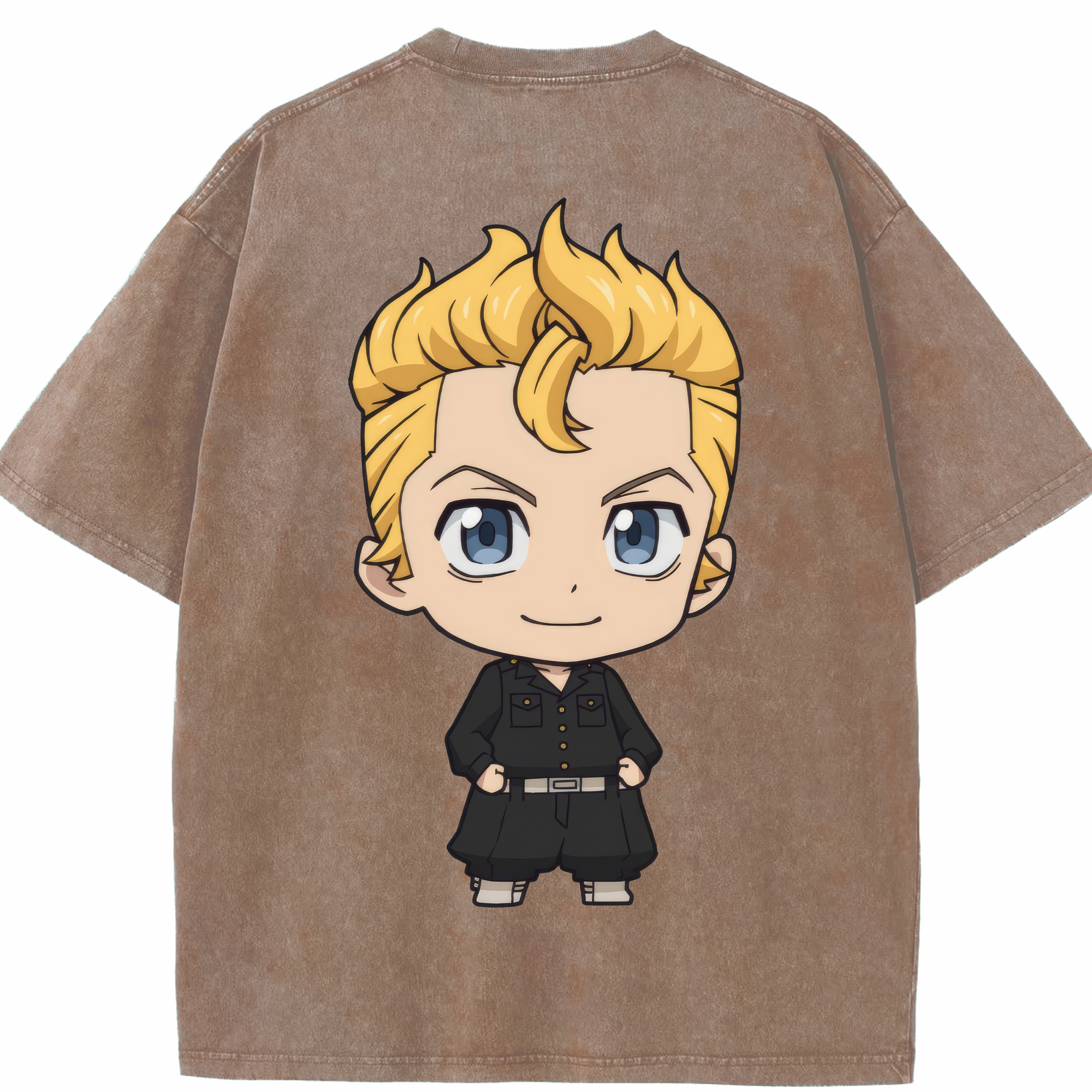 （画像用） 東京リベンジャーズ Tokyo Revengers 綿100% ヴィンテージ風 半袖Tシャツ（背面プリント）