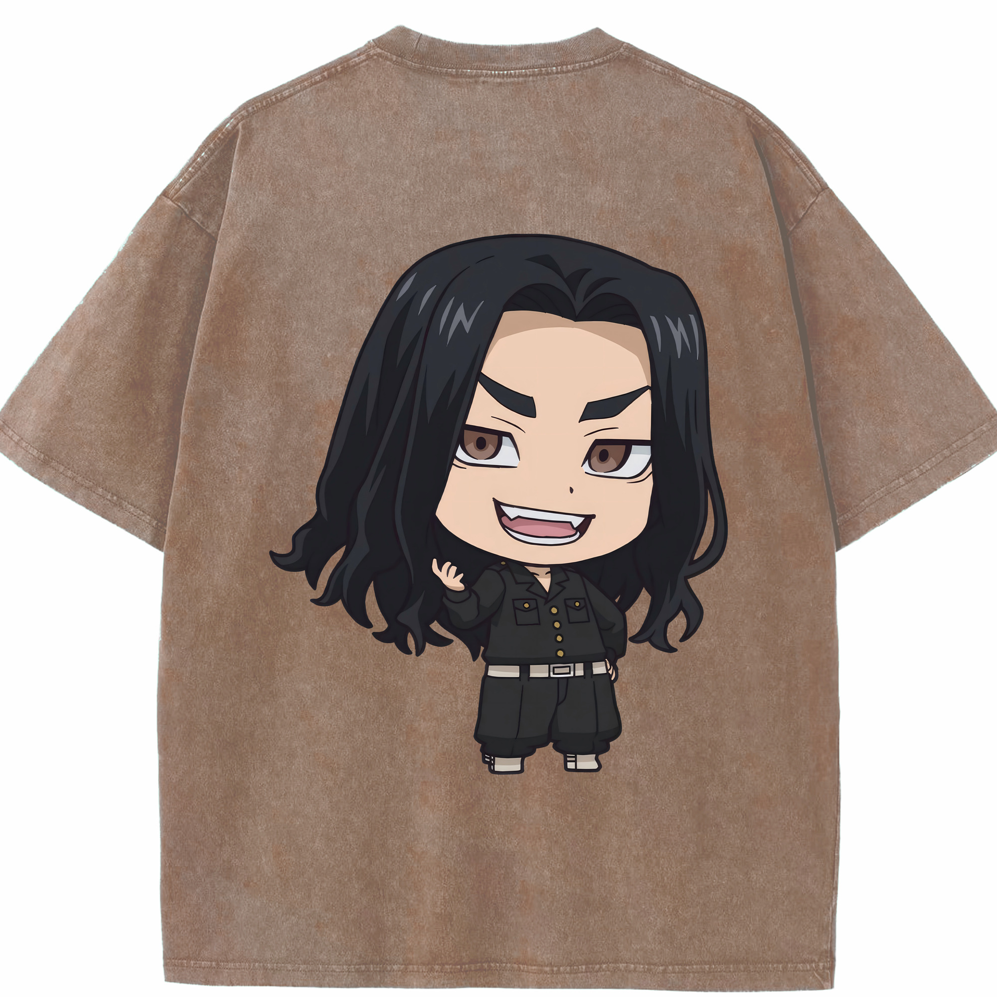 （画像用） 東京リベンジャーズ Tokyo Revengers 綿100% ヴィンテージ風 半袖Tシャツ（背面プリント）
