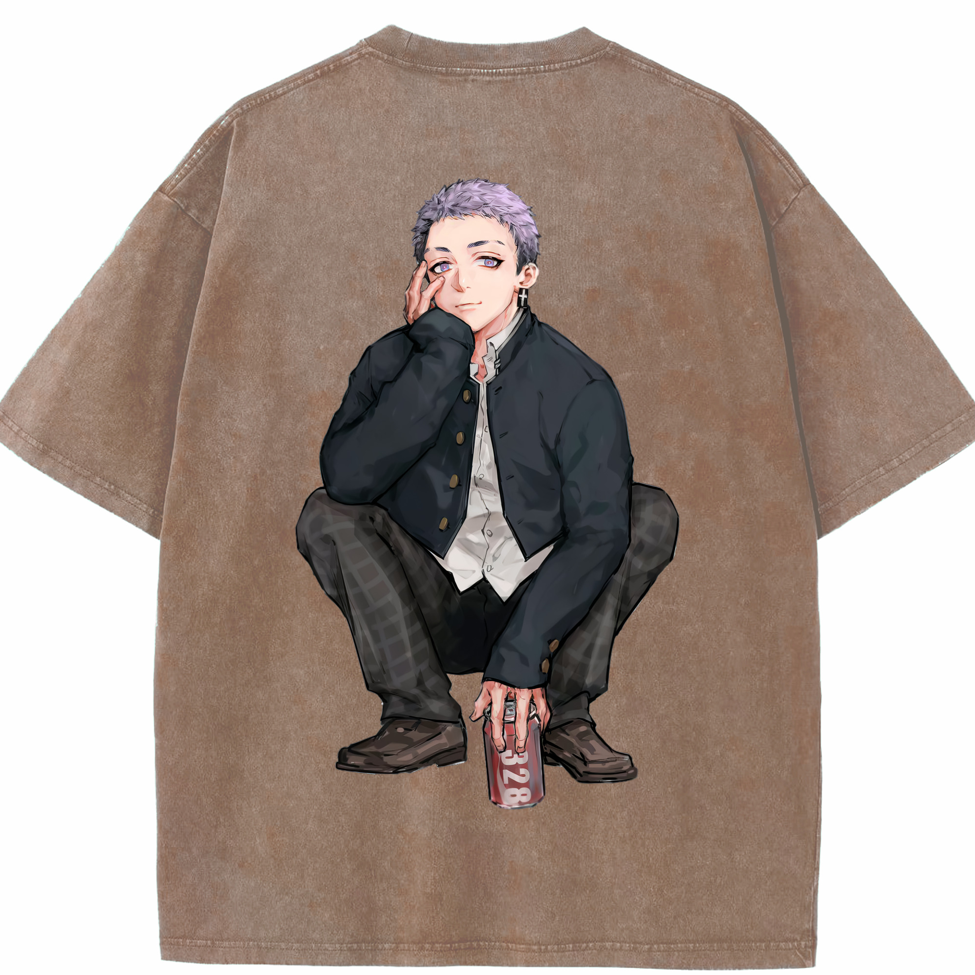 （画像用） 東京リベンジャーズ Tokyo Revengers 綿100% ヴィンテージ風 半袖Tシャツ（背面プリント）