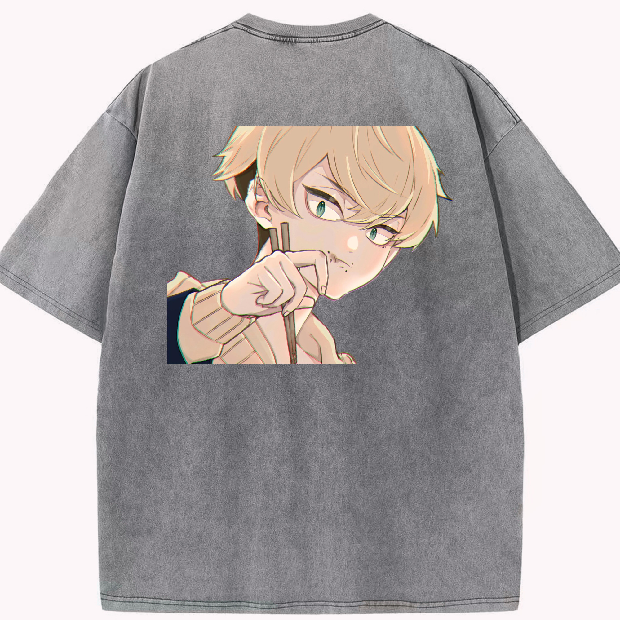 （画像用） 東京リベンジャーズ Tokyo Revengers 綿100% ヴィンテージ風 半袖Tシャツ（背面プリント）