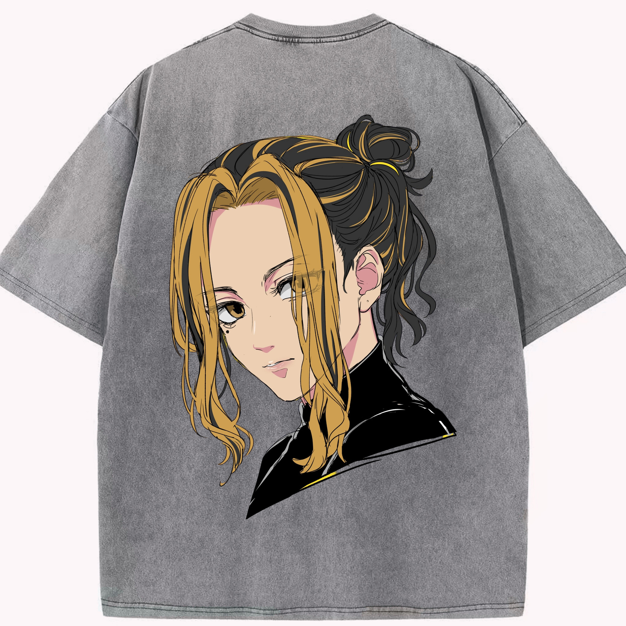 （画像用） 東京リベンジャーズ Tokyo Revengers 綿100% ヴィンテージ風 半袖Tシャツ（背面プリント）