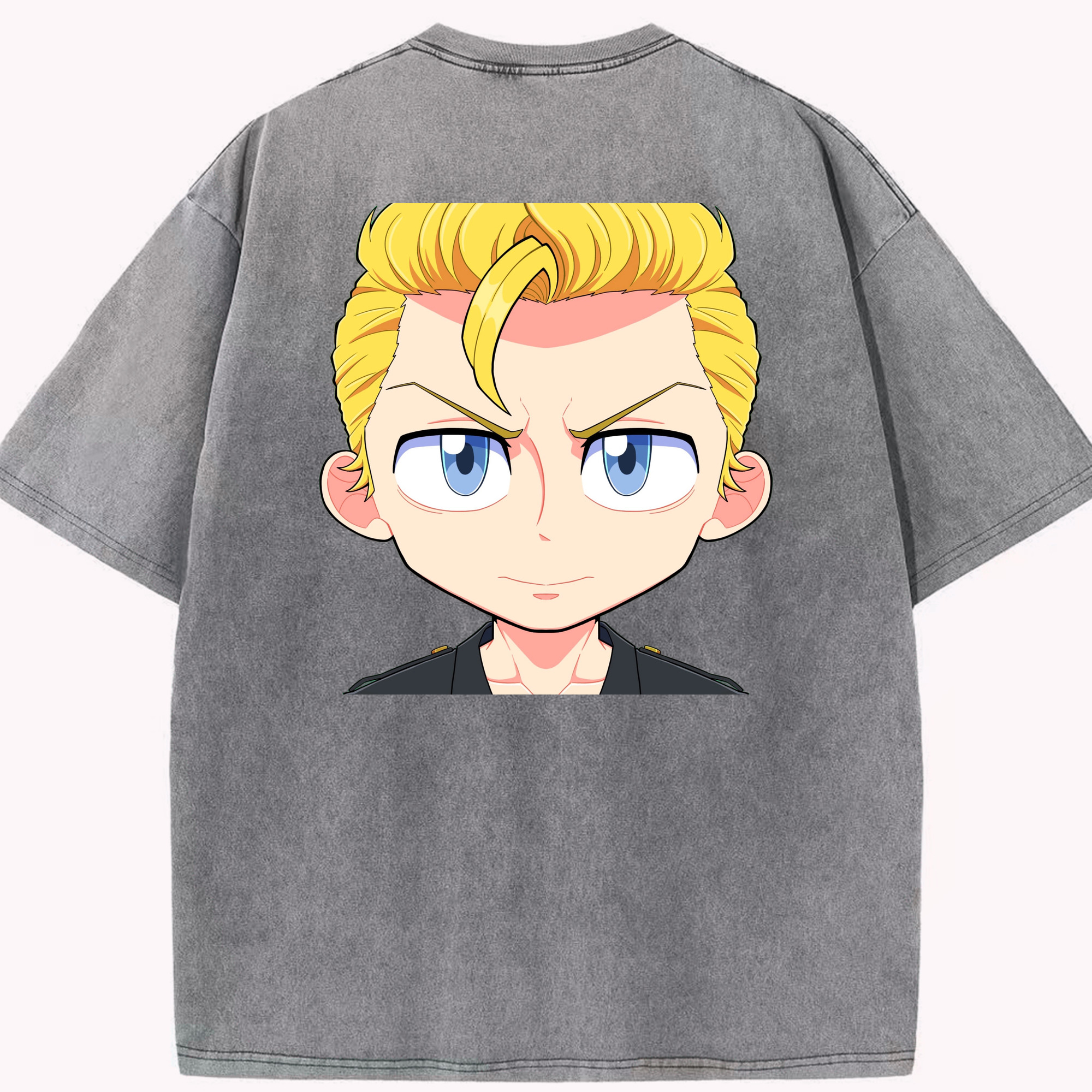 （画像用） 東京リベンジャーズ Tokyo Revengers 綿100% ヴィンテージ風 半袖Tシャツ（背面プリント）