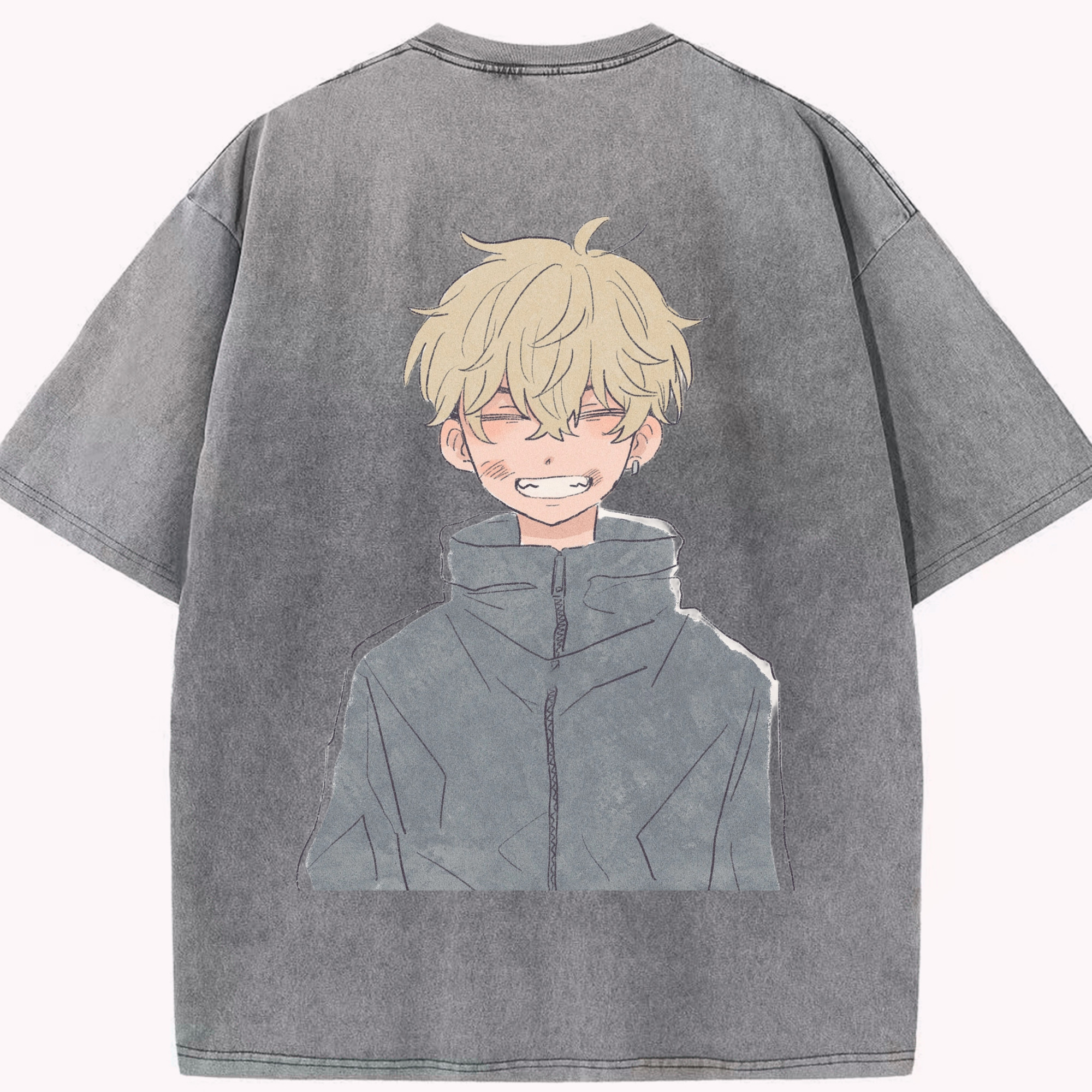 （画像用） 東京リベンジャーズ Tokyo Revengers 綿100% ヴィンテージ風 半袖Tシャツ（背面プリント）