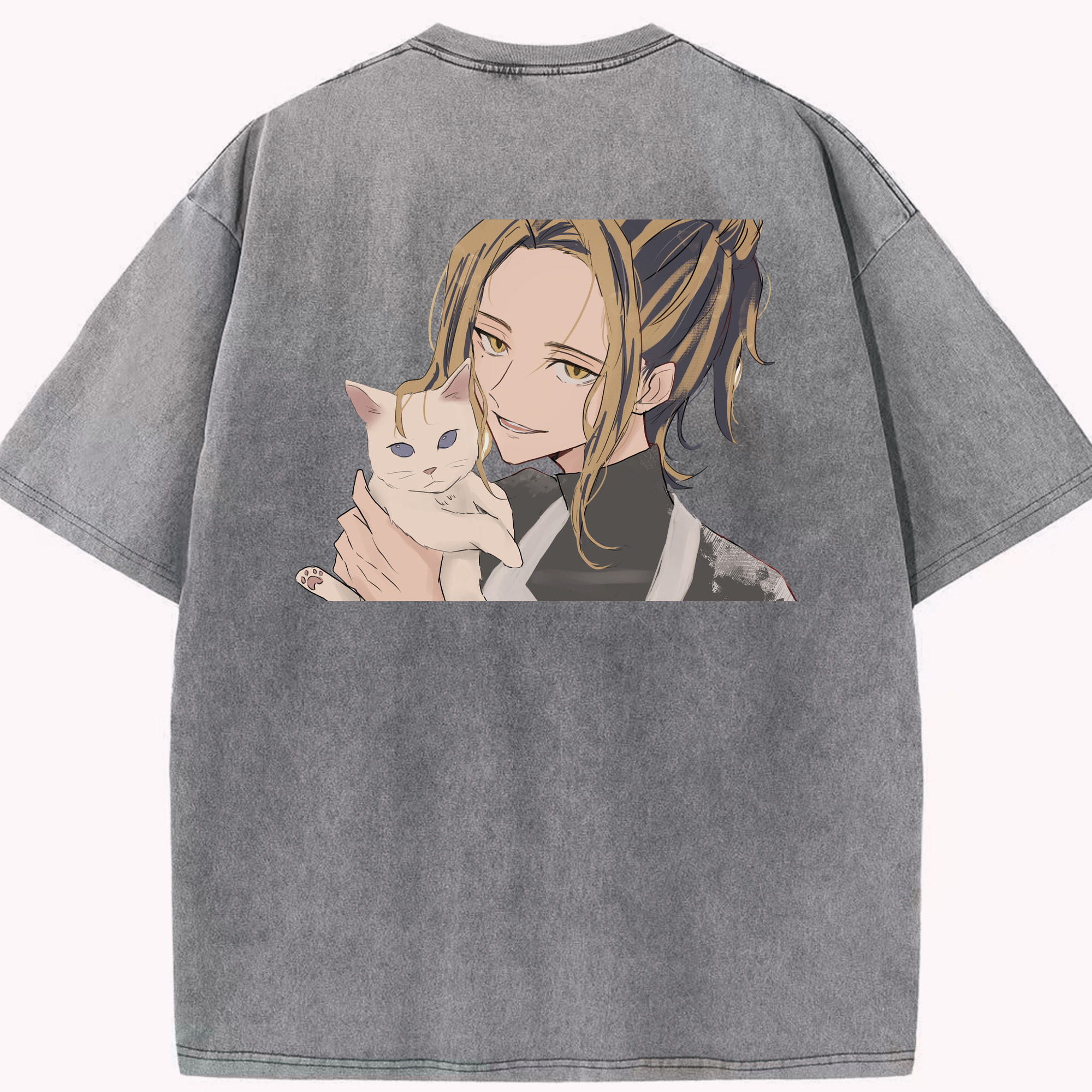 （画像用） 東京リベンジャーズ Tokyo Revengers 綿100% ヴィンテージ風 半袖Tシャツ（背面プリント）