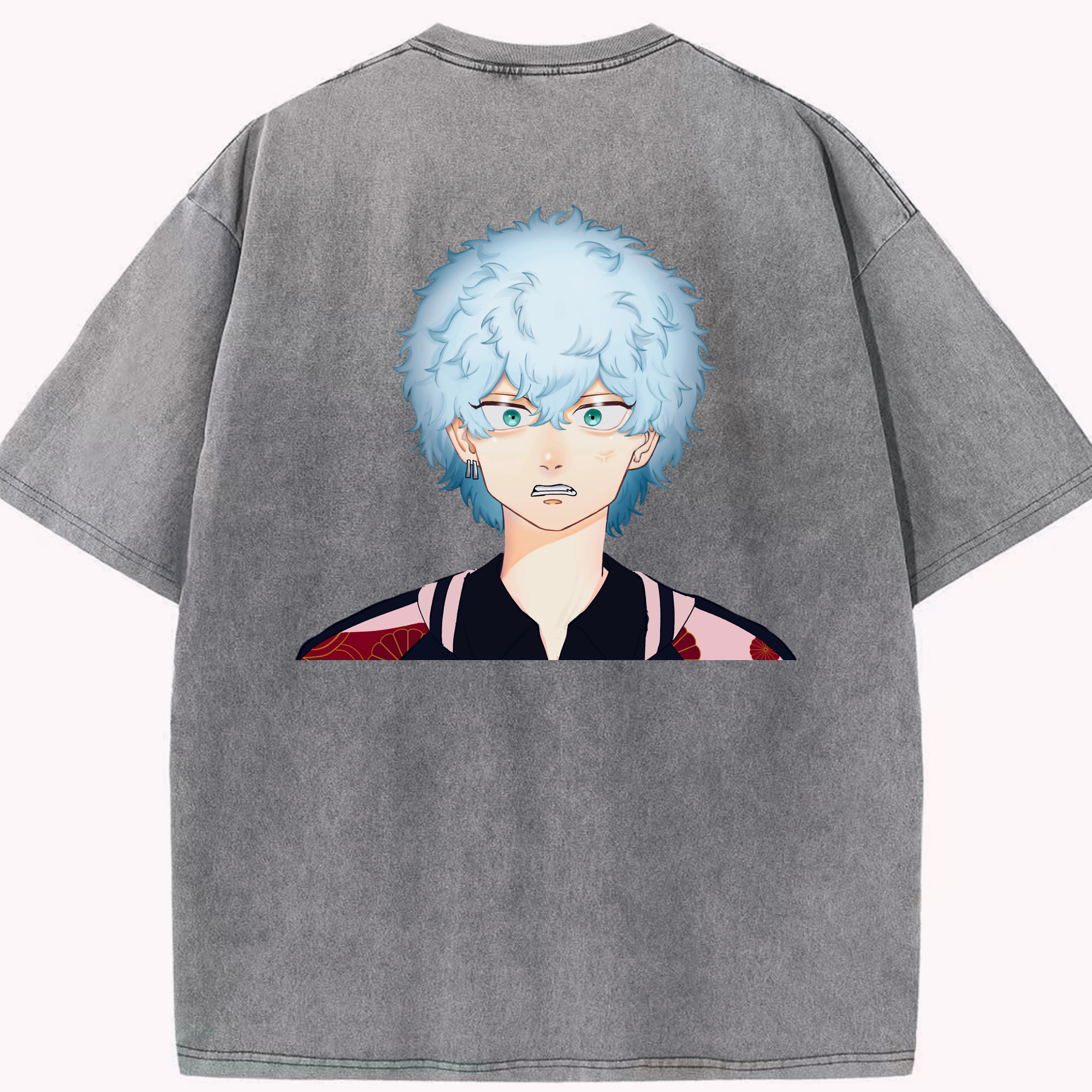 （画像用） 東京リベンジャーズ Tokyo Revengers 綿100% ヴィンテージ風 半袖Tシャツ（背面プリント）
