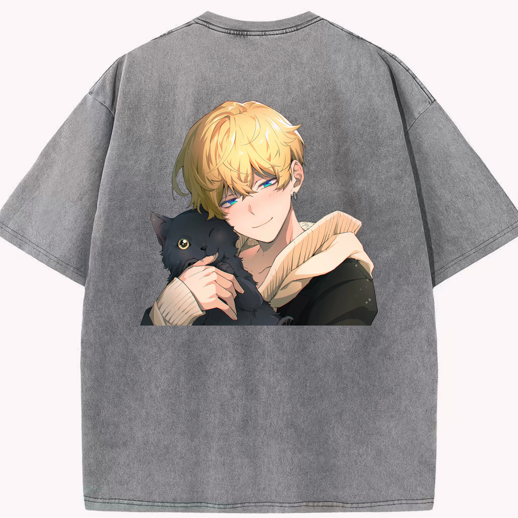 （画像用） 東京リベンジャーズ Tokyo Revengers 綿100% ヴィンテージ風 半袖Tシャツ（背面プリント）