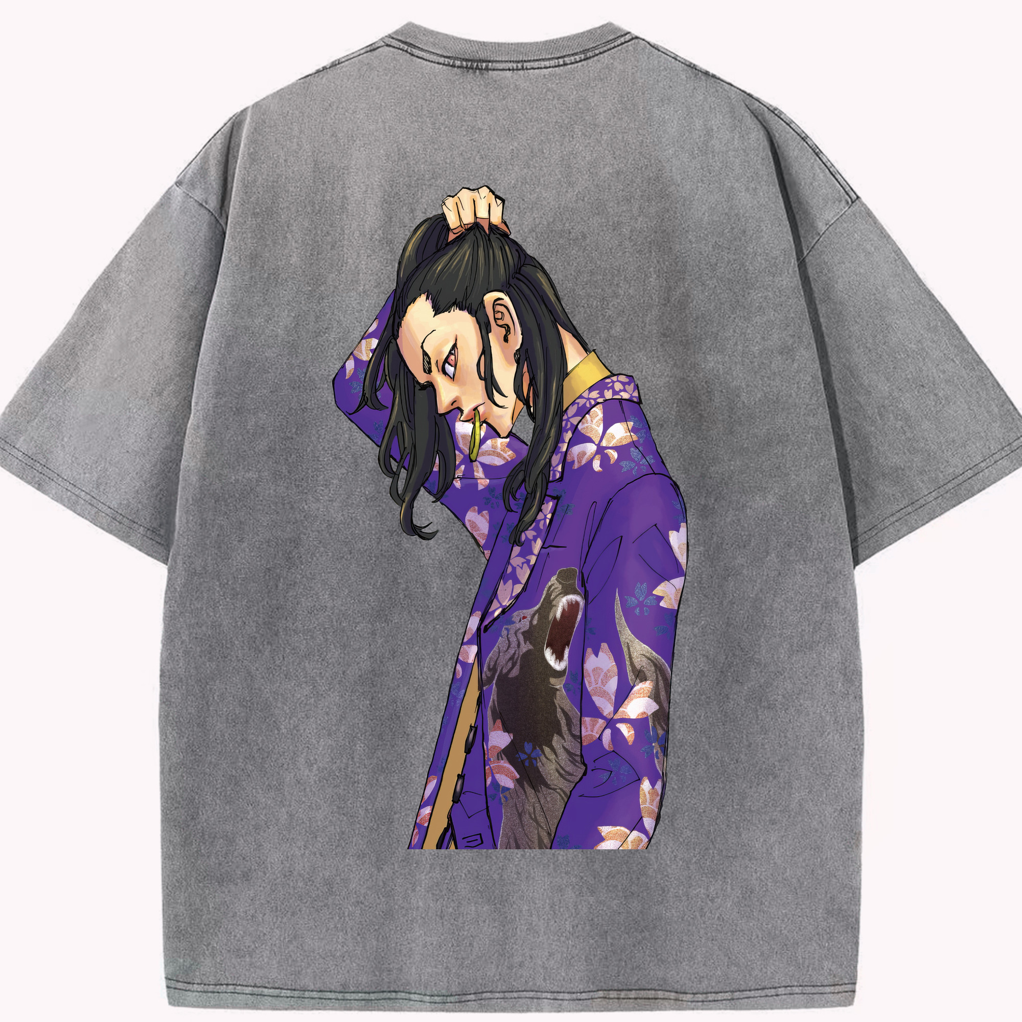 （画像用） 東京リベンジャーズ Tokyo Revengers 綿100% ヴィンテージ風 半袖Tシャツ（背面プリント）