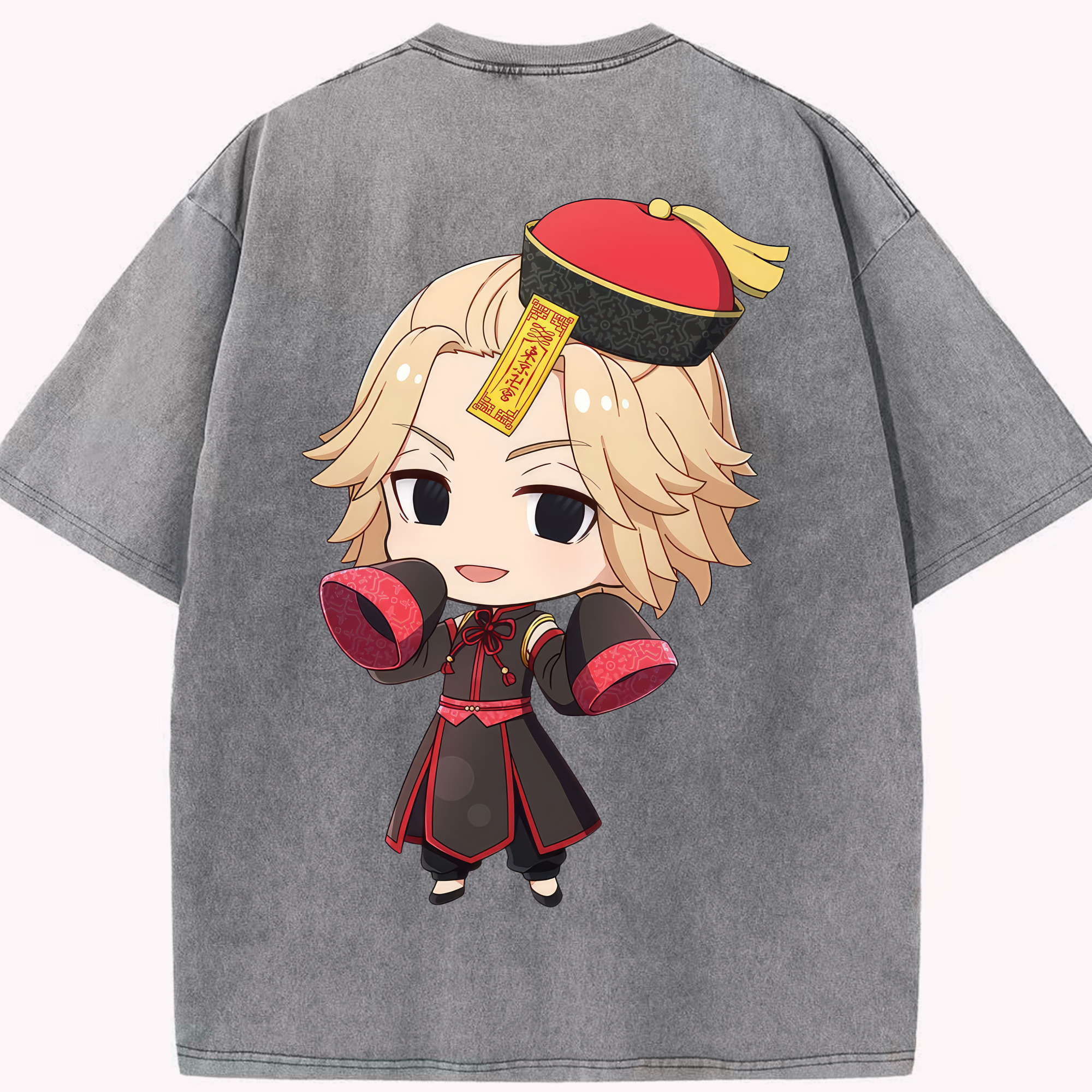 （画像用） 東京リベンジャーズ Tokyo Revengers 綿100% ヴィンテージ風 半袖Tシャツ（背面プリント）
