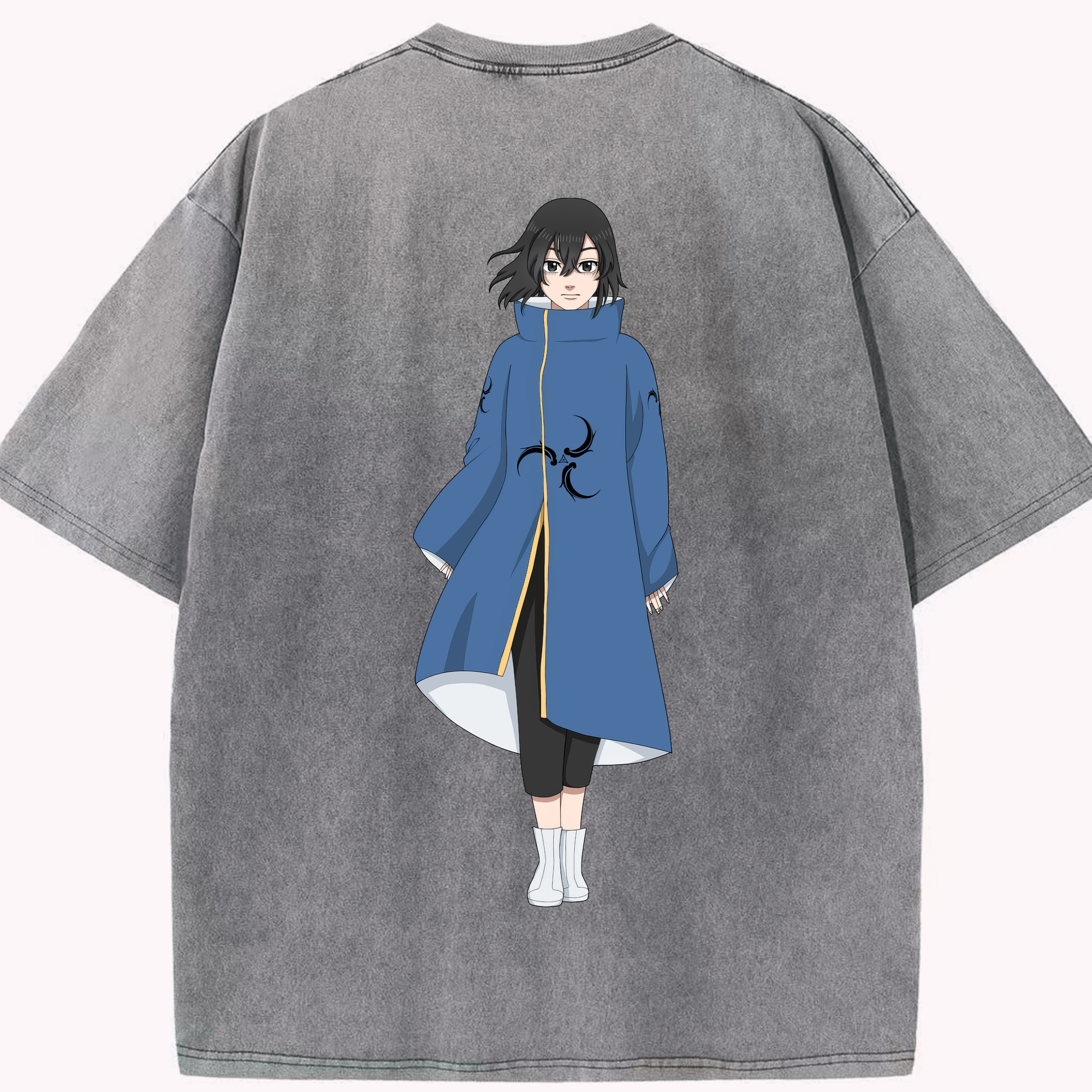 （画像用） 東京リベンジャーズ Tokyo Revengers 綿100% ヴィンテージ風 半袖Tシャツ（背面プリント）