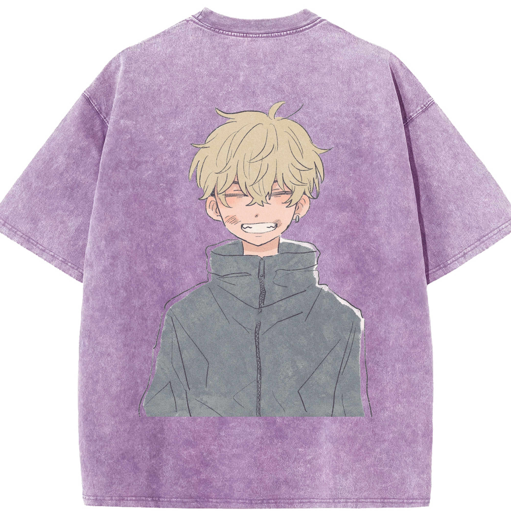 （画像用） 東京リベンジャーズ Tokyo Revengers 綿100% ヴィンテージ風 半袖Tシャツ（背面プリント）