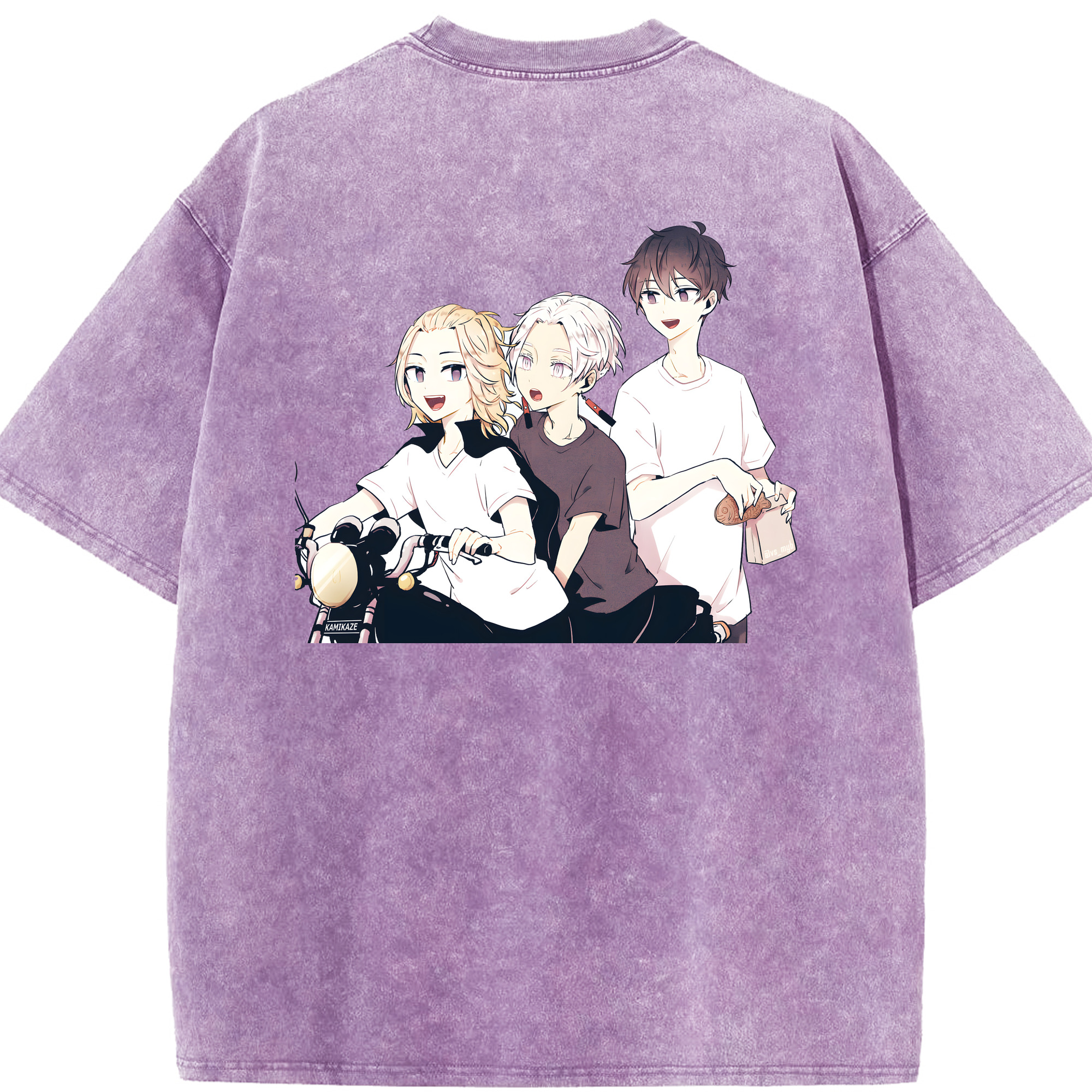 （画像用） 東京リベンジャーズ Tokyo Revengers 綿100% ヴィンテージ風 半袖Tシャツ（背面プリント）