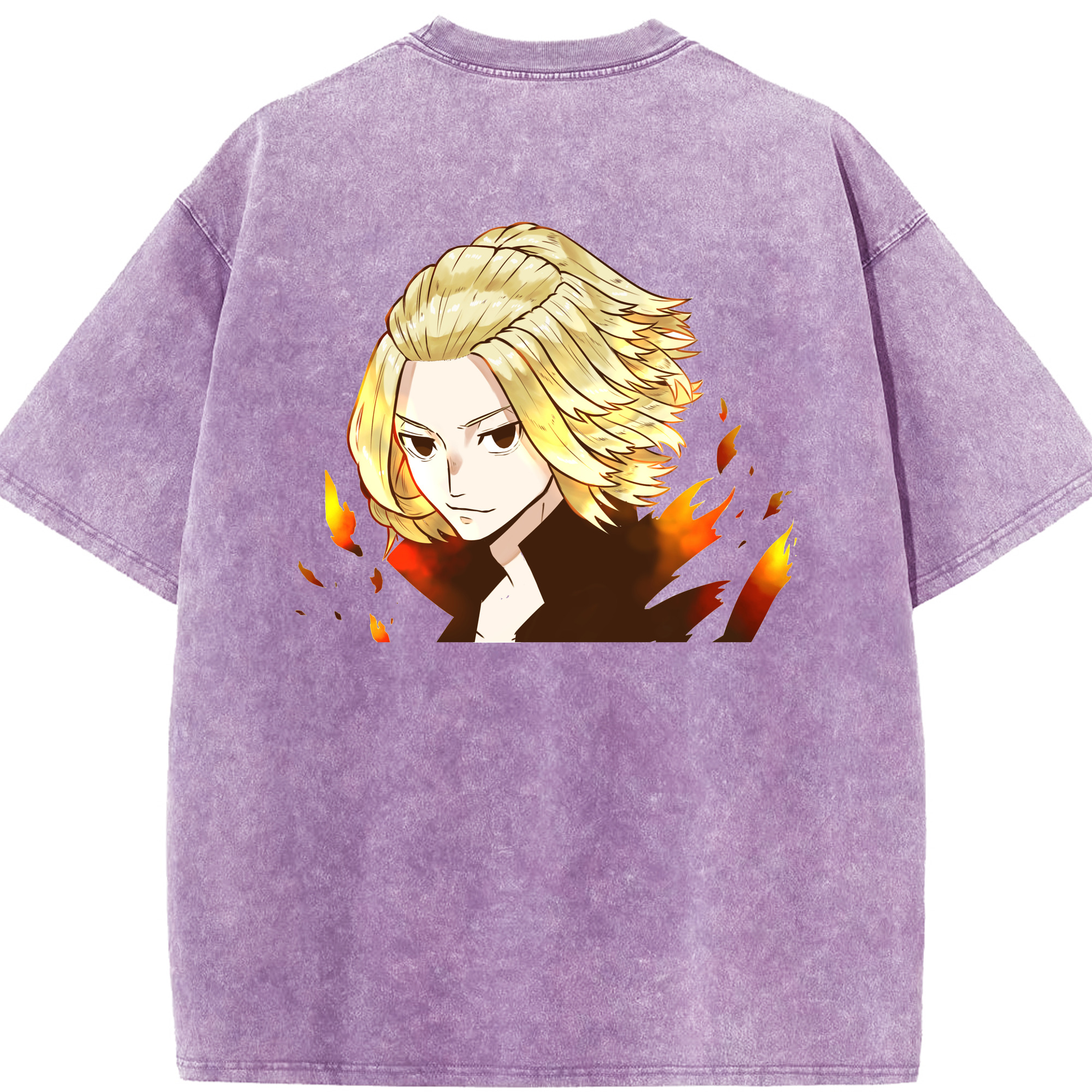 （画像用） 東京リベンジャーズ Tokyo Revengers 綿100% ヴィンテージ風 半袖Tシャツ（背面プリント）